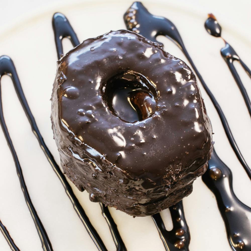 Chocolate Dipper Old Fashioned Cake Donuts - 12 Pack by The Donut Pub