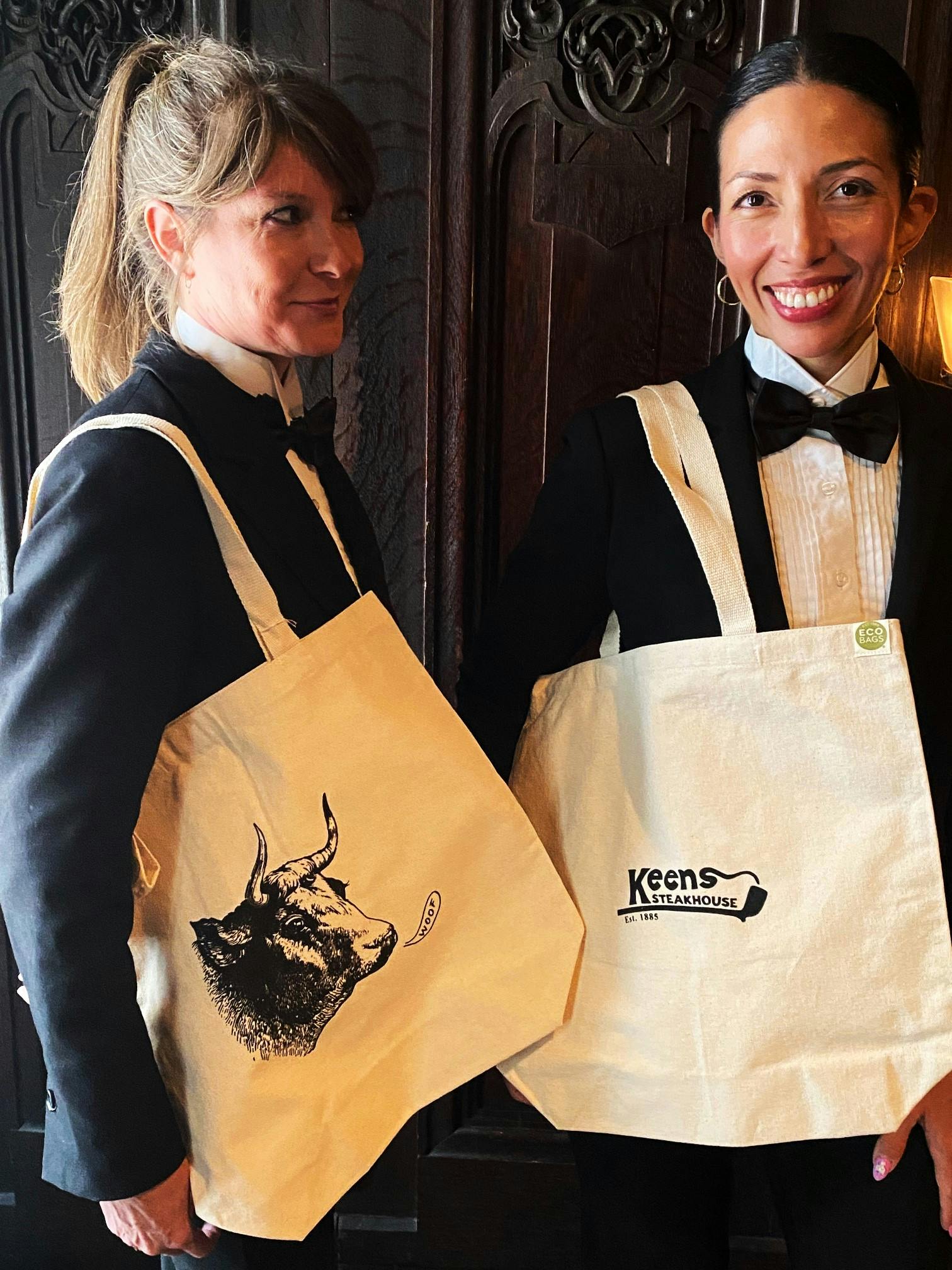 Keens Tote Bag by Keens Steakhouse