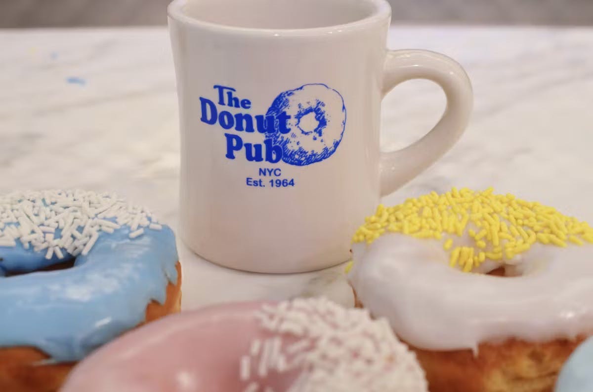 Donut Pub Ceramic Diner Mug by The Donut Pub - Alternate image 1