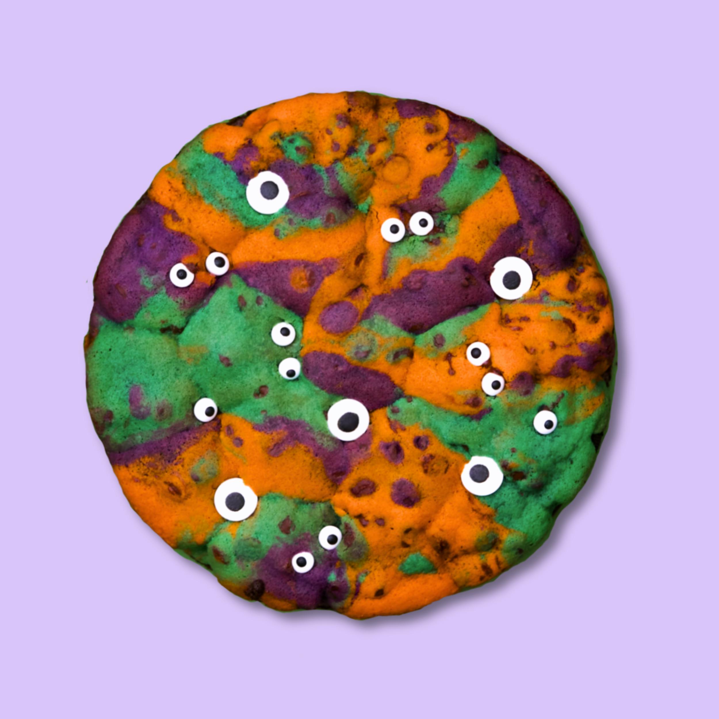 Halloween Monster Brookie Cake by Baked in Color