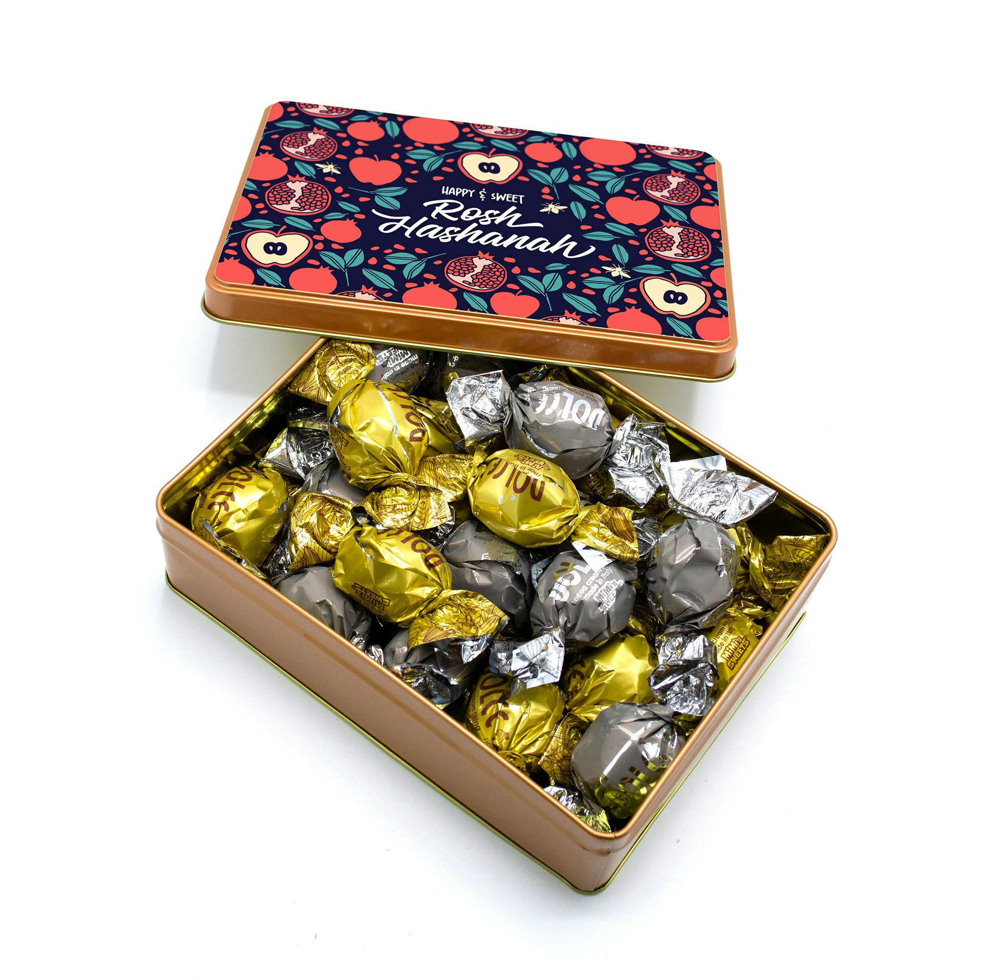 "Happy Rosh Hashanah" Dairy-Free Truffles by Sugar Plum