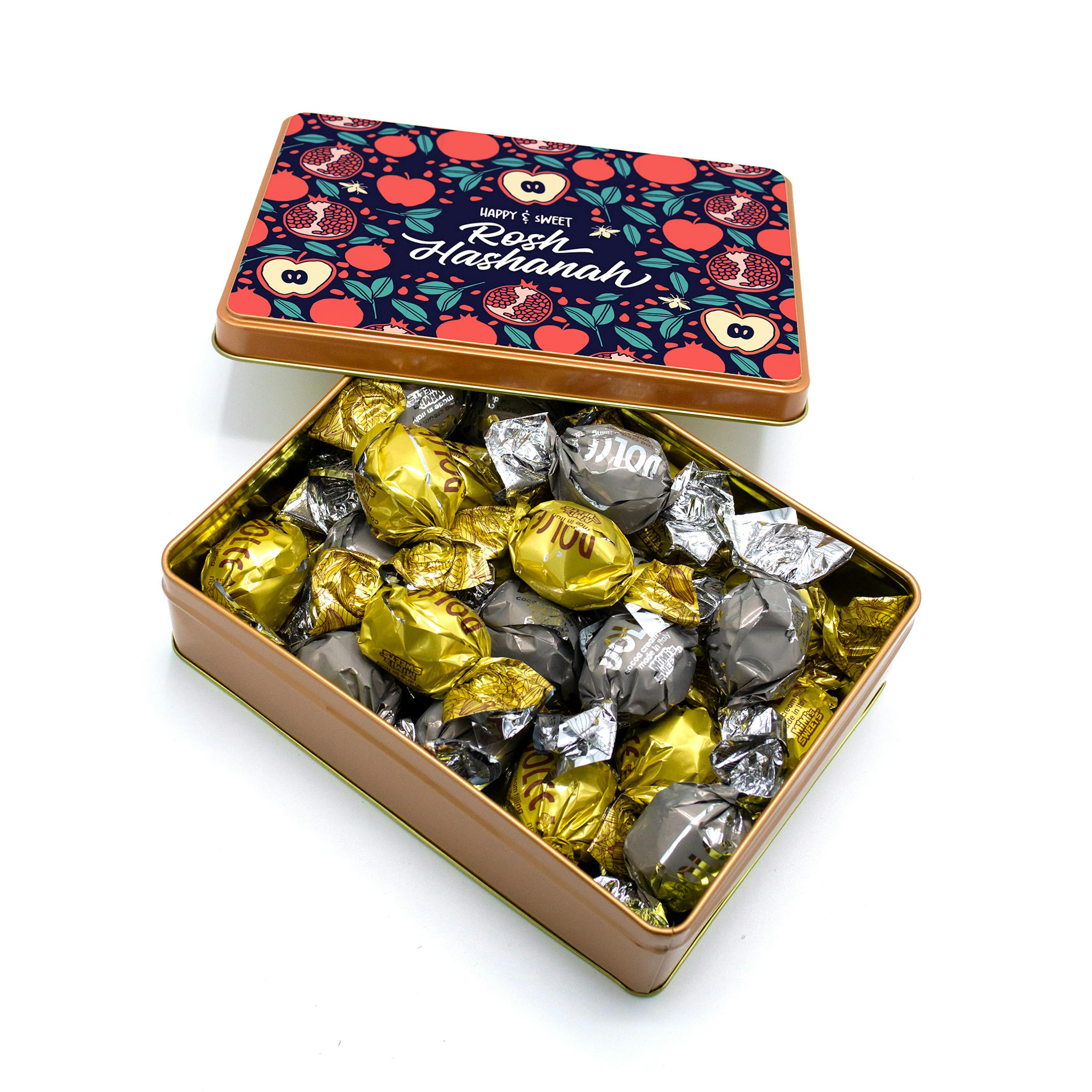 "Happy Rosh Hashanah" Dairy-Free Truffles by Sugar Plum