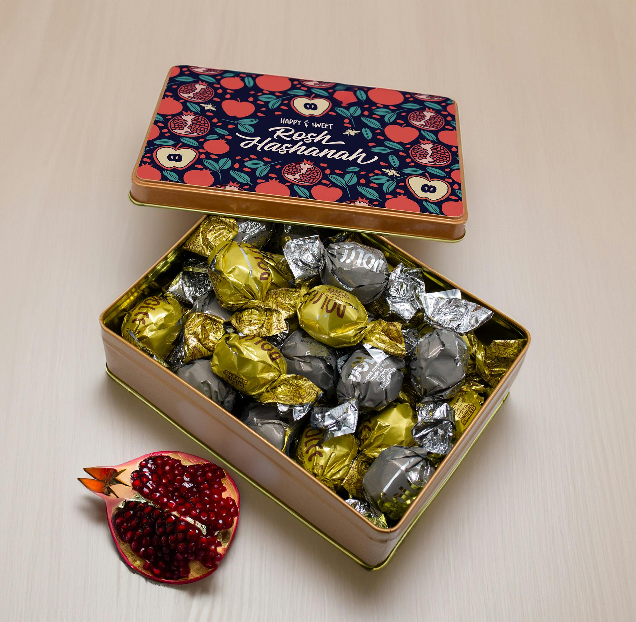 "Happy Rosh Hashanah" Dairy-Free Truffles by Sugar Plum - Alternate image 2