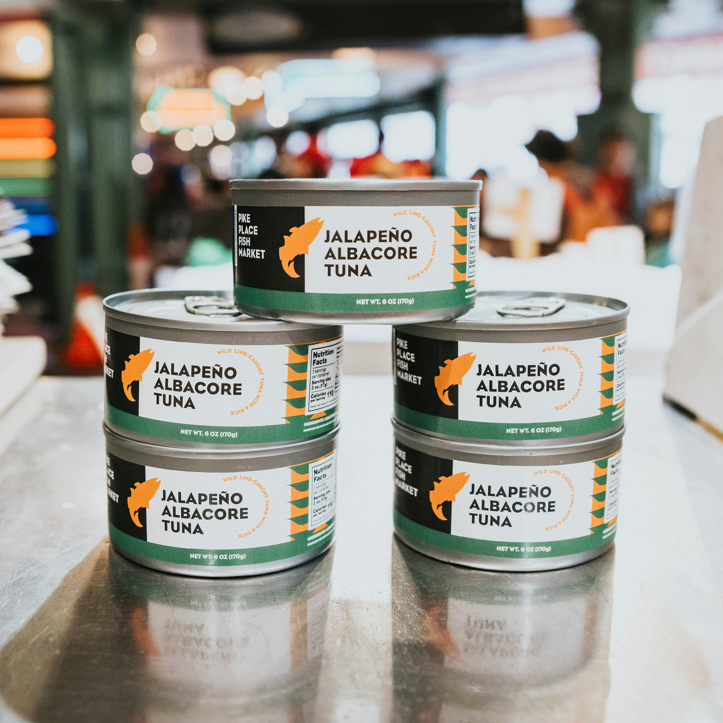 Jalapeno Albacore Tuna - Tinned, Wild, Pacific Northwest, 6 oz. by