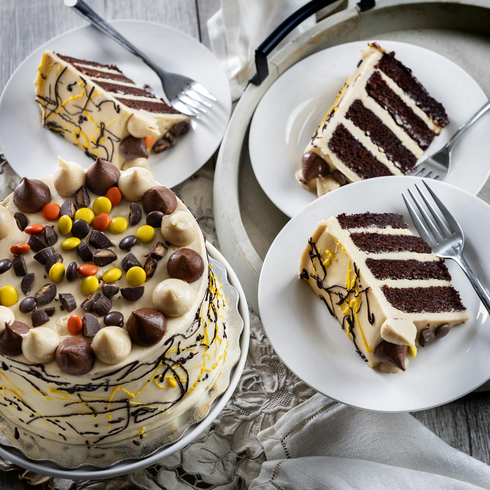 Peanut Butter Cup 4-Layer Cake by We Take the Cake - Alternate image 1