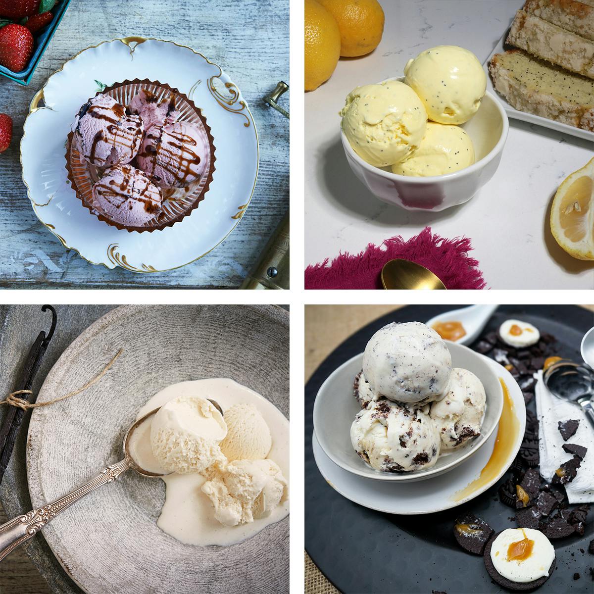 "The Temptations" Assorted Ice Cream - 4 Pints by Clementine's Naughty & Nice Ice Cream