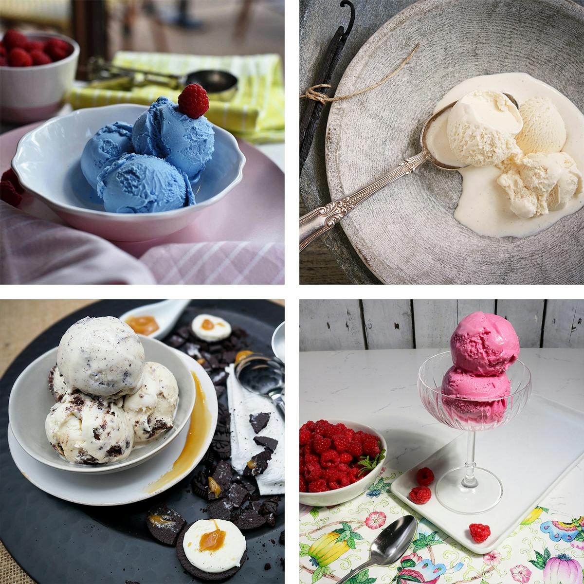 "The Nostalgic" Assorted Ice Cream - 4 Pints by Clementine's Naughty & Nice Ice Cream