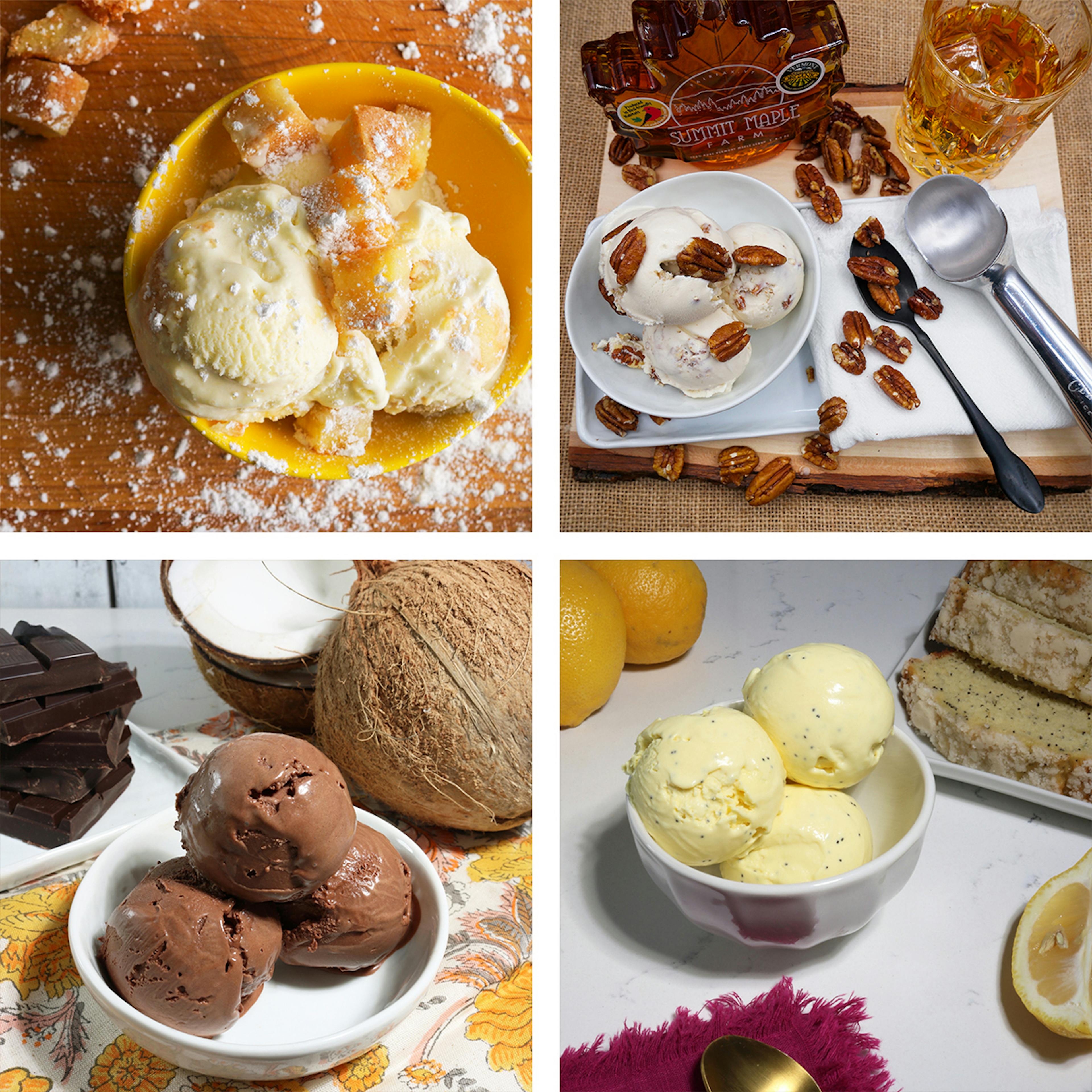 "The Award Winners" Assorted Ice Cream - 4 Pints by Clementine's Naughty & Nice Ice Cream