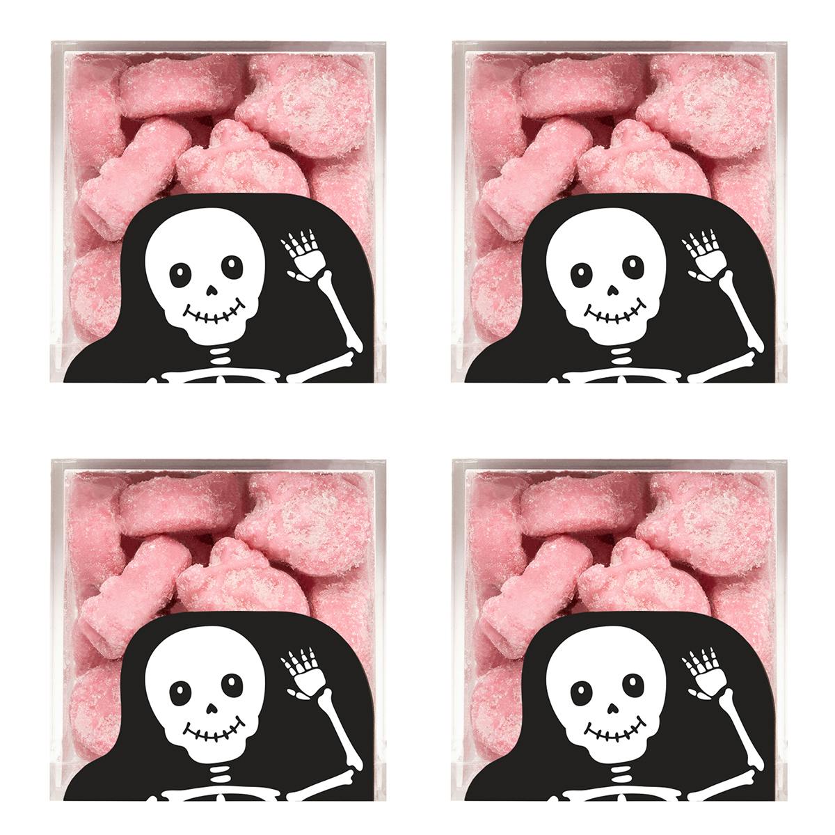 Sugar Skulls Halloween Candy - 4 Pack by Sugarfina - Alternate image 3