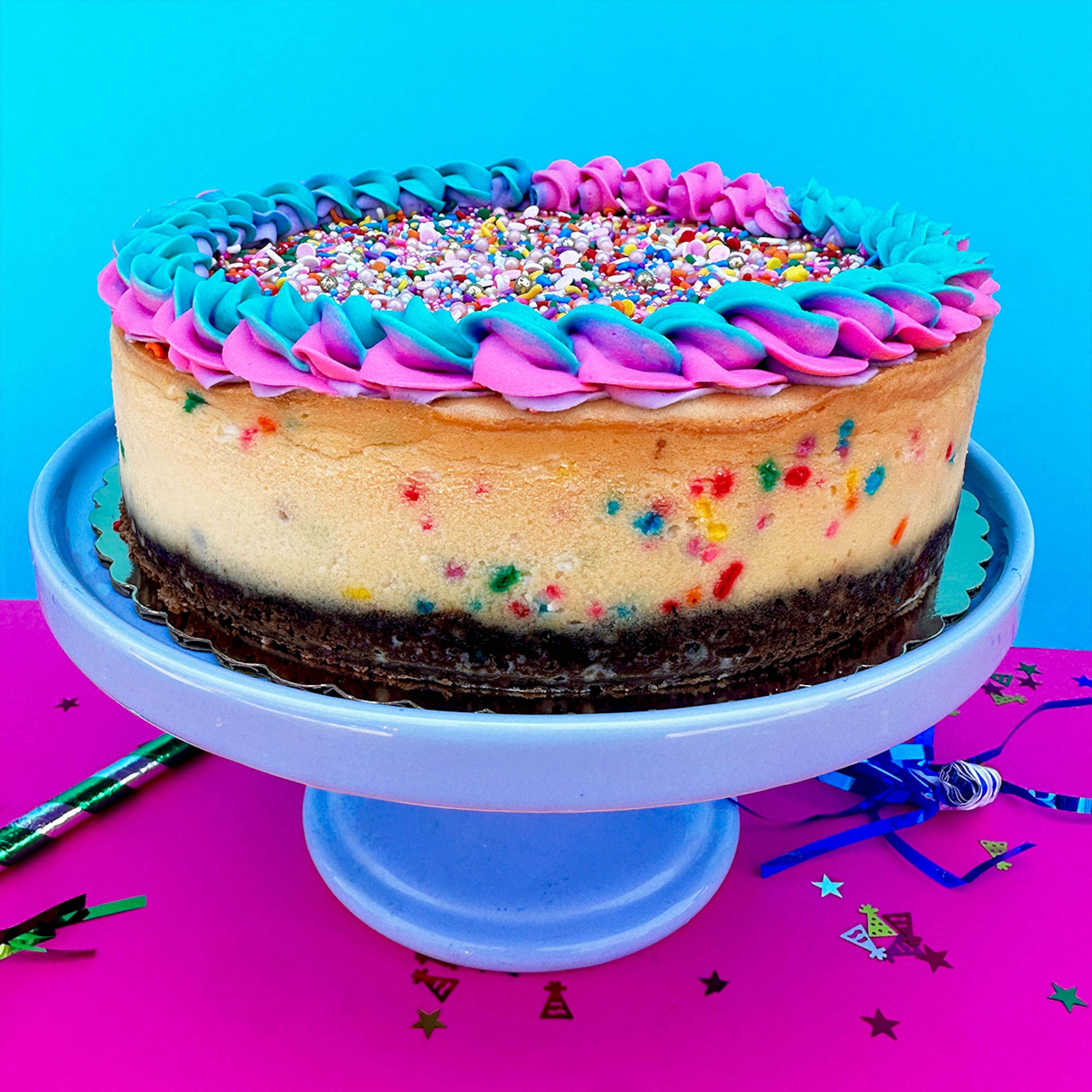 "Fairy Godmother" Confetti Birthday Cheesecake by East Side Cheesecakes - Alternate image 1