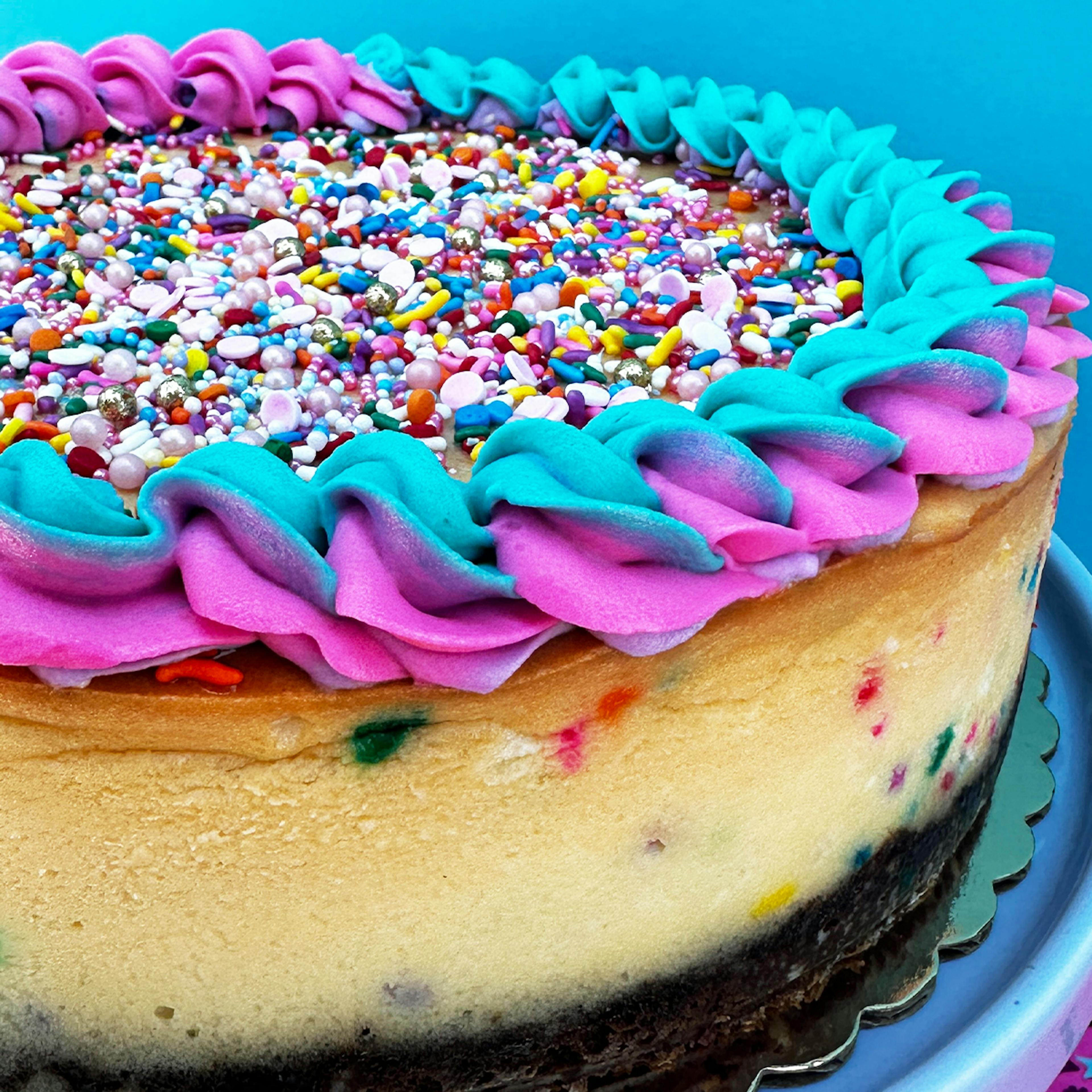 "Fairy Godmother" Confetti Birthday Cheesecake by East Side Cheesecakes - Alternate image 2