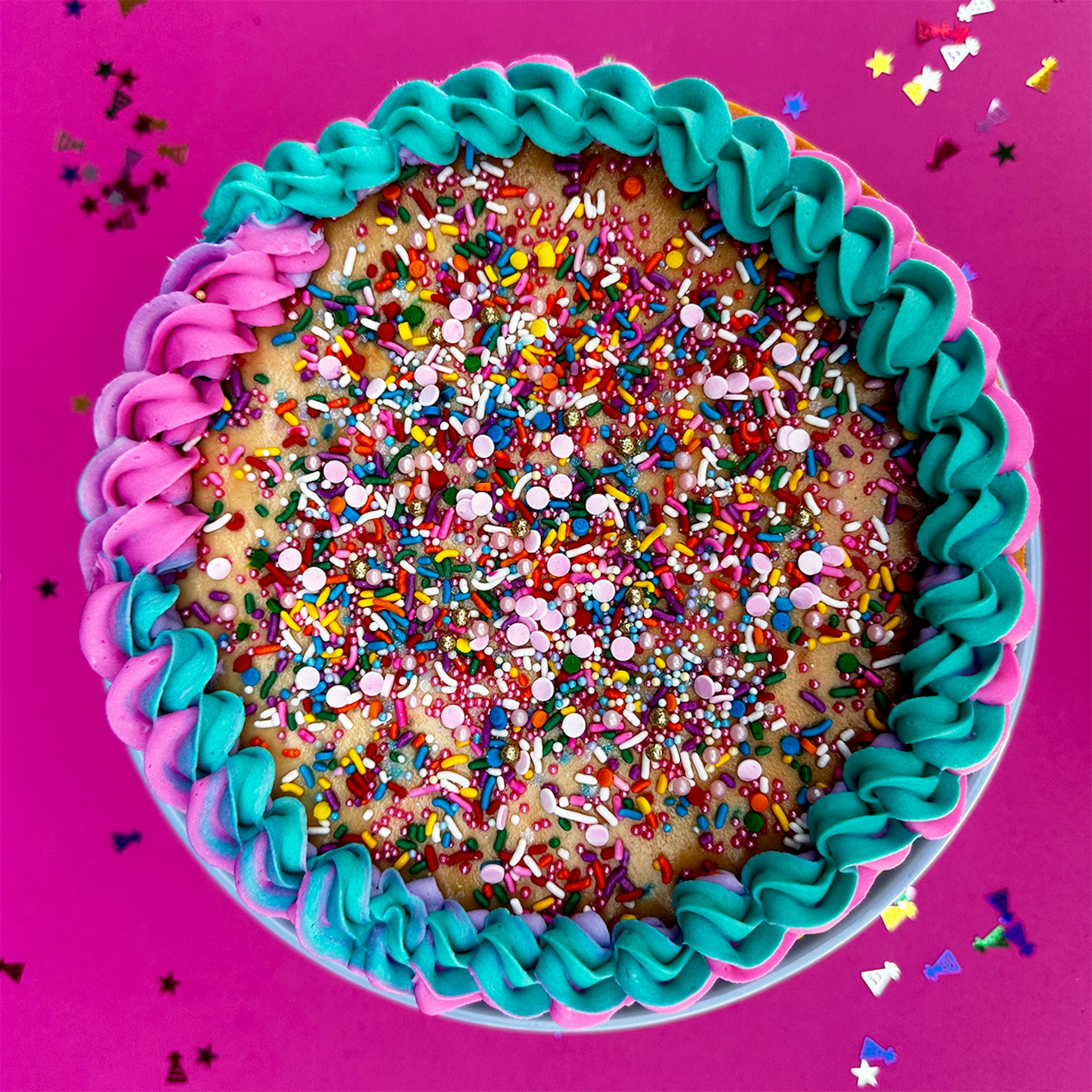 "Fairy Godmother" Confetti Birthday Cheesecake by East Side Cheesecakes
