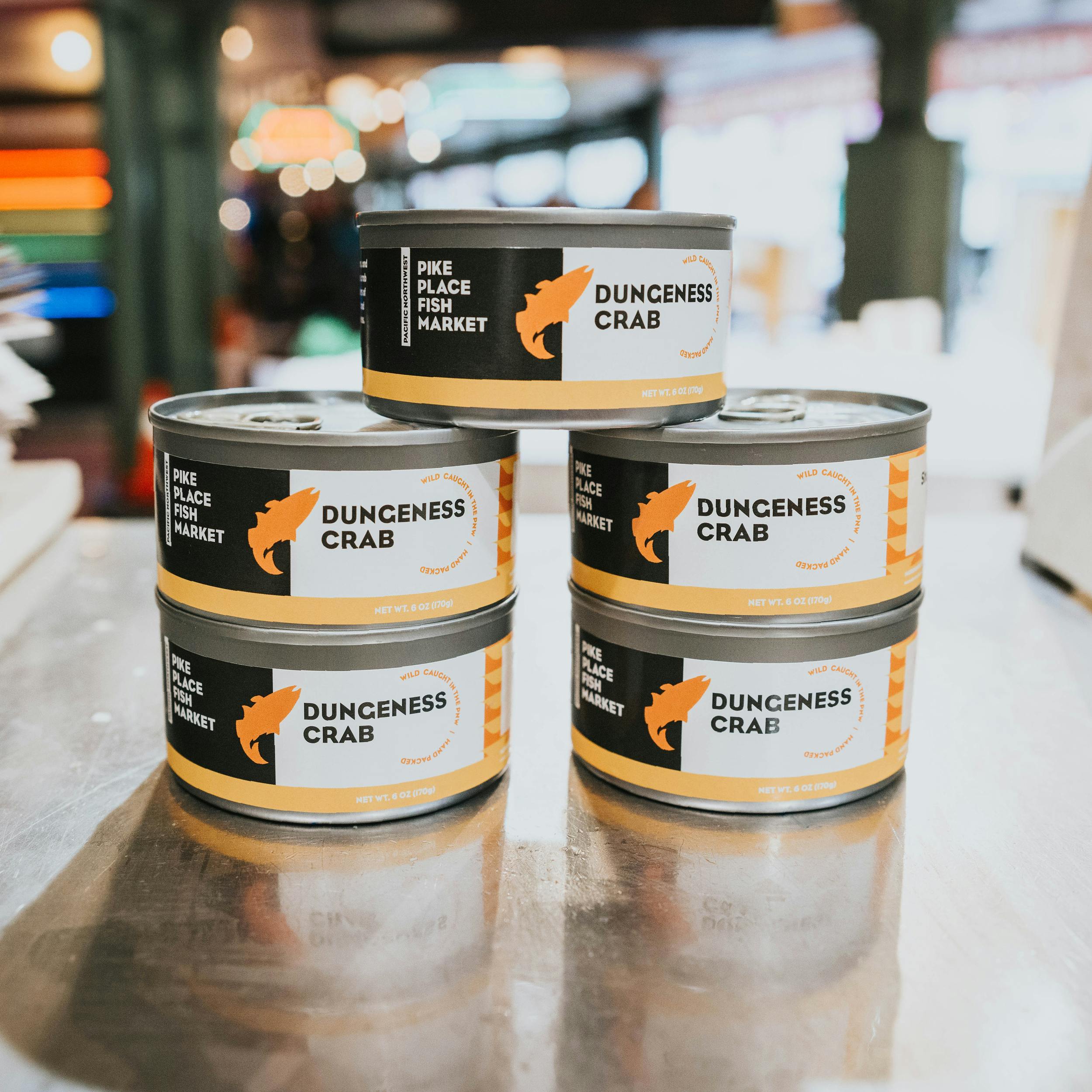 Dungeness Crab Meat - Tinned, Wild, Ready To Eat, 6 oz. by Pike Place Fish Market