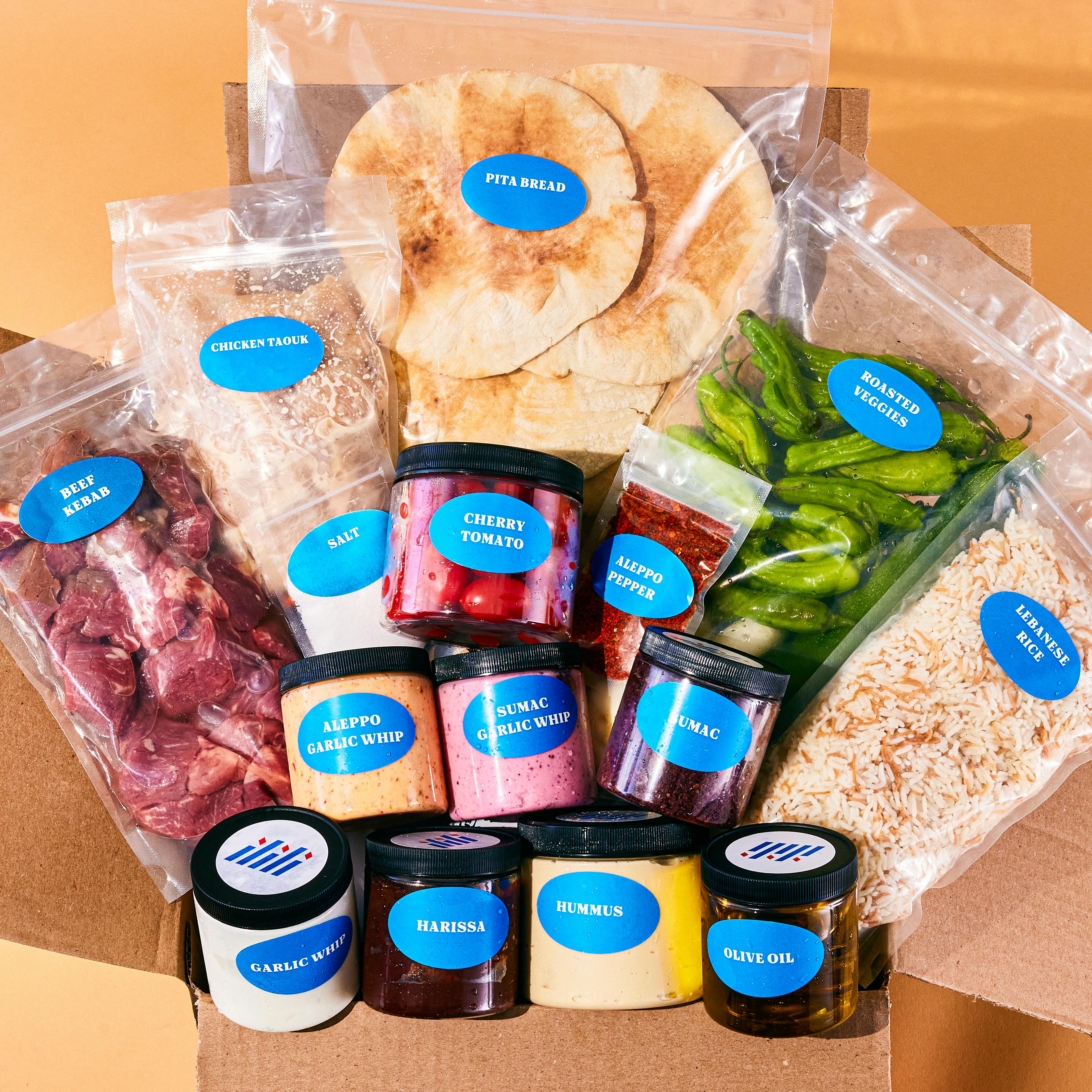 Chicken + Beef Kebab Weekender Box for 4-6 by ilili - Alternate image 2