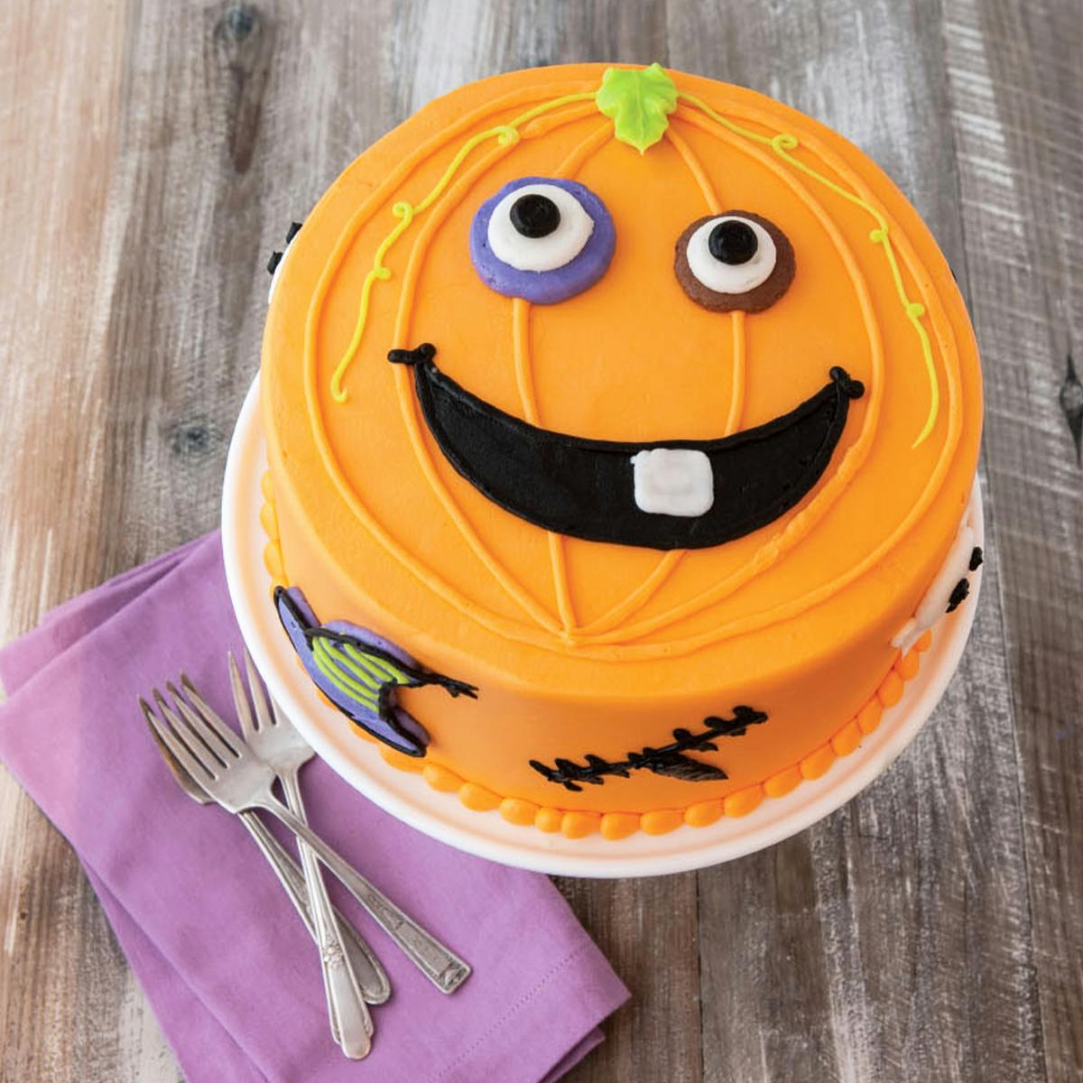 Jack O Lantern Cake by Edgar's Bakery