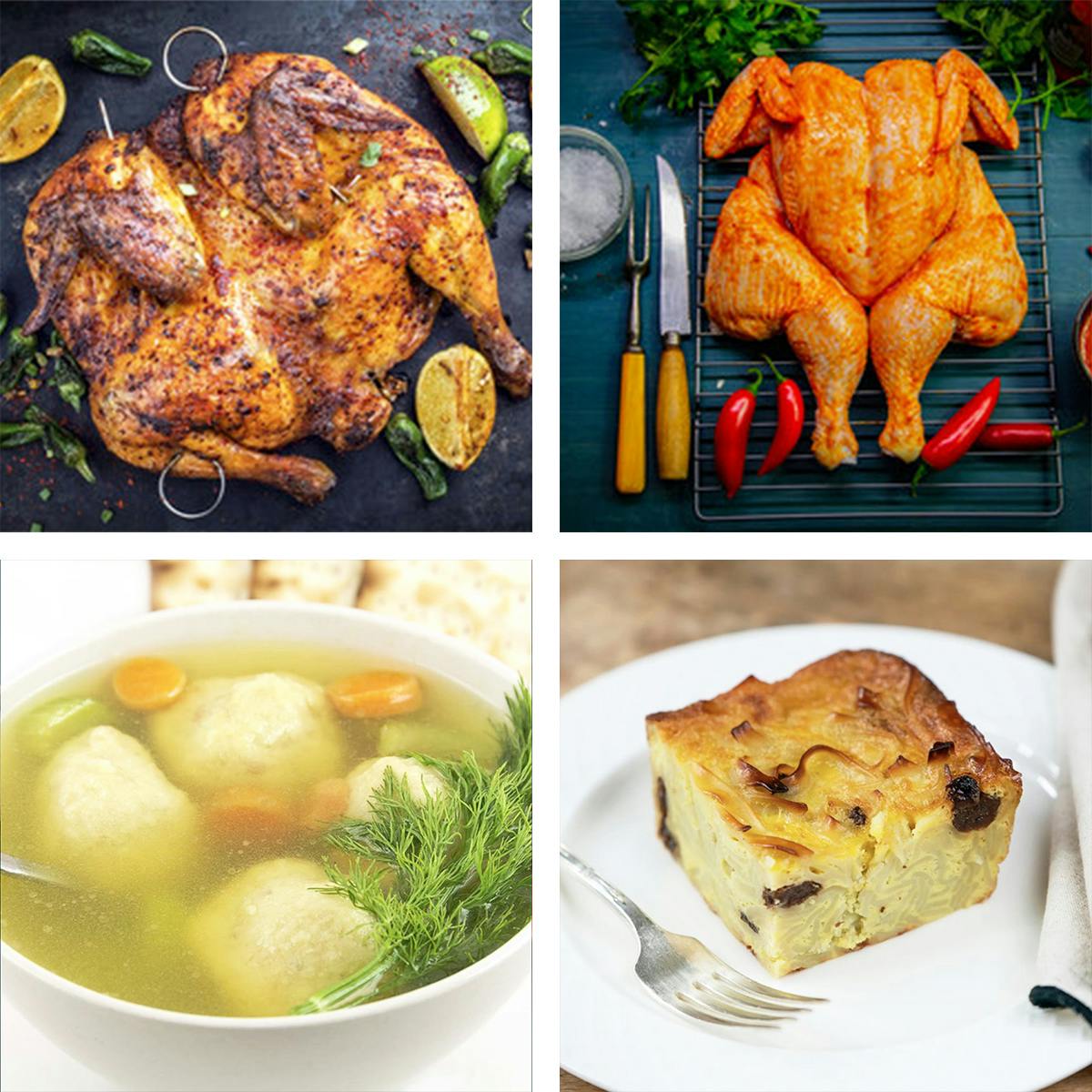 Jewish Holiday Kosher Chicken Dinner for 4 by Charm City Kosher