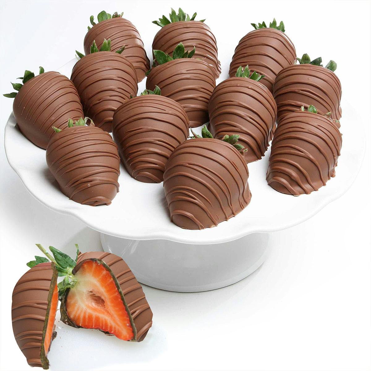 Belgian Chocolate Covered Strawberries - Choose Your Own 12 Pack by The Chocolate Covered Co. - Alternate image 2