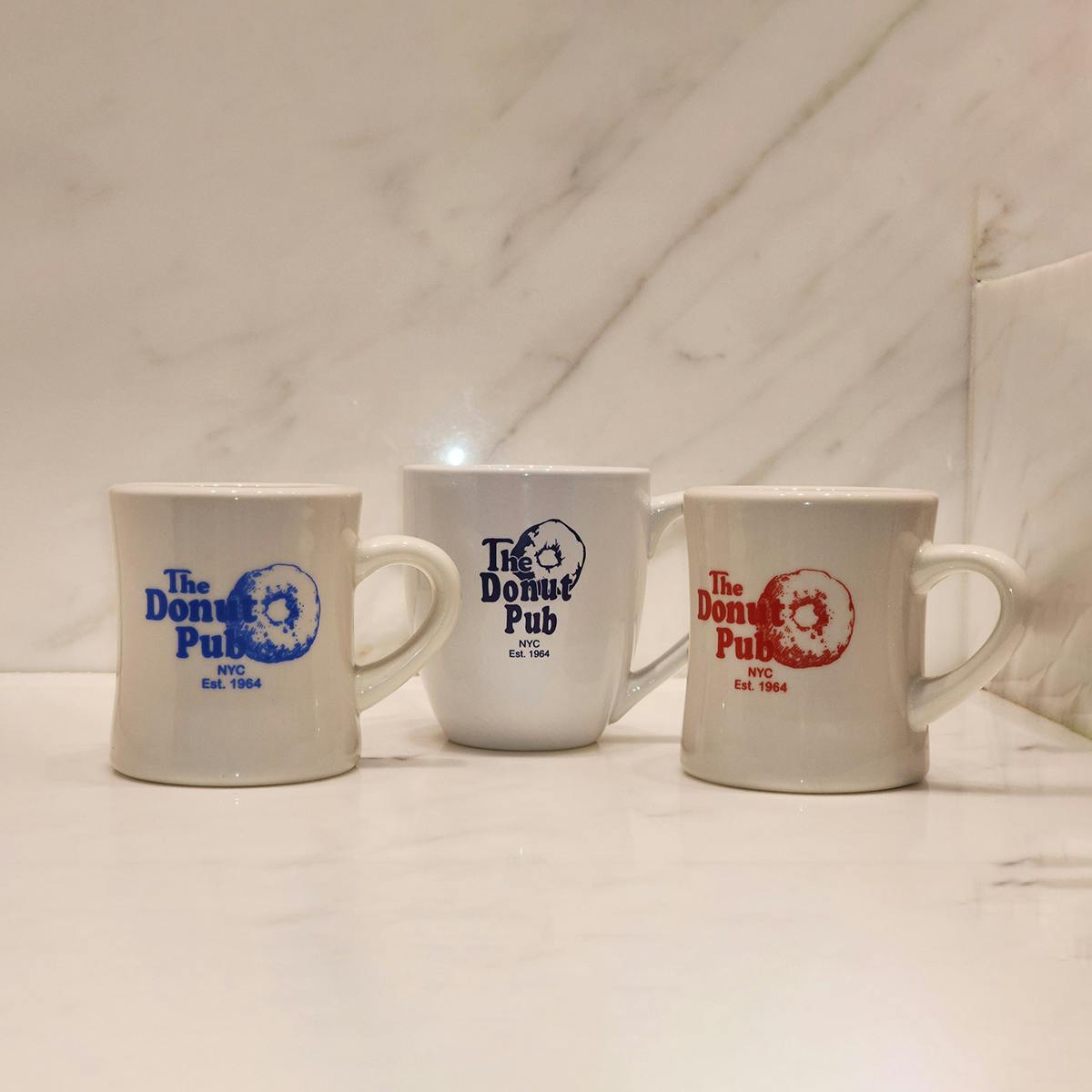 Donut Pub Ceramic Diner Mug by The Donut Pub