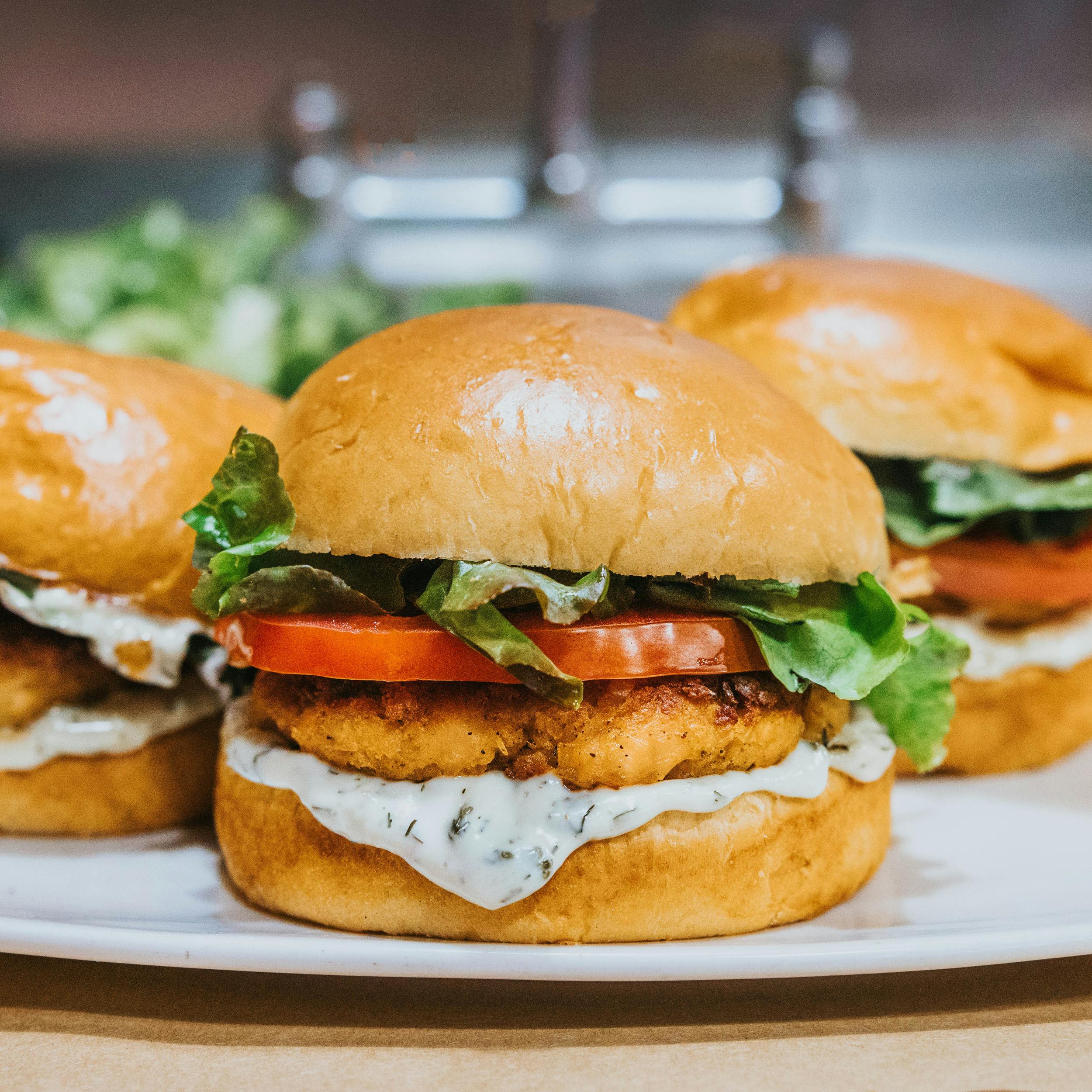 Salmon Burgers - Wild, USA, 4 Pack by Pike Place Fish Market