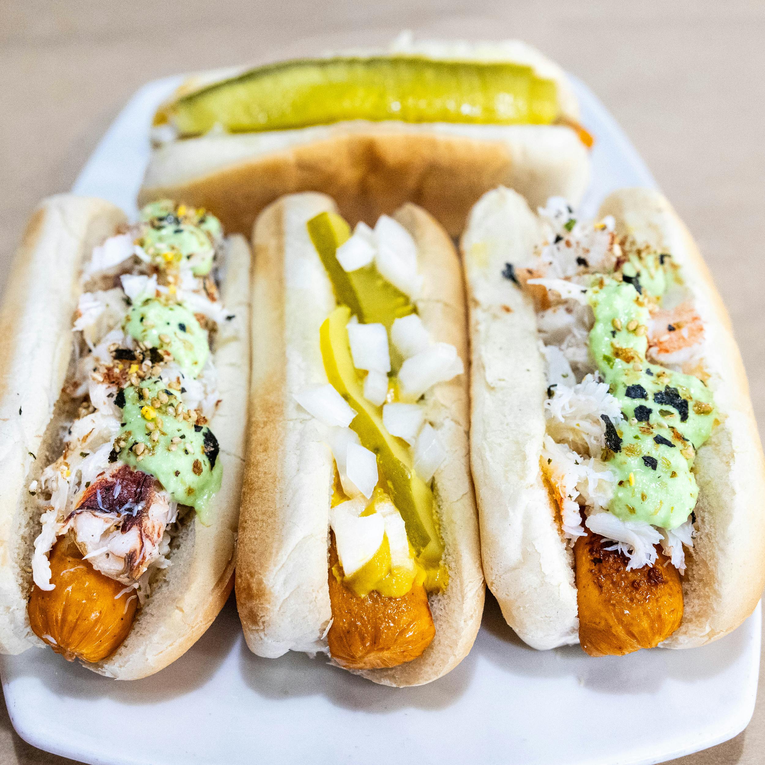 Salmon Hot Dogs, Arctic, 4 Pack by Pike Place Fish Market