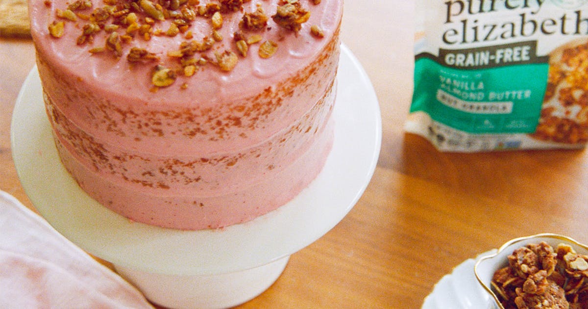 Sweet Laurel x Purely Elizabeth Raspberry Lemon Crunch Cake by Sweet ...