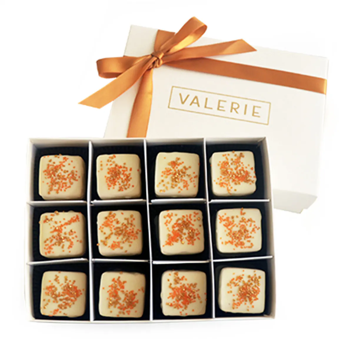 Pumpkin Petits Fours - 12 Pack by Valerie Confections
