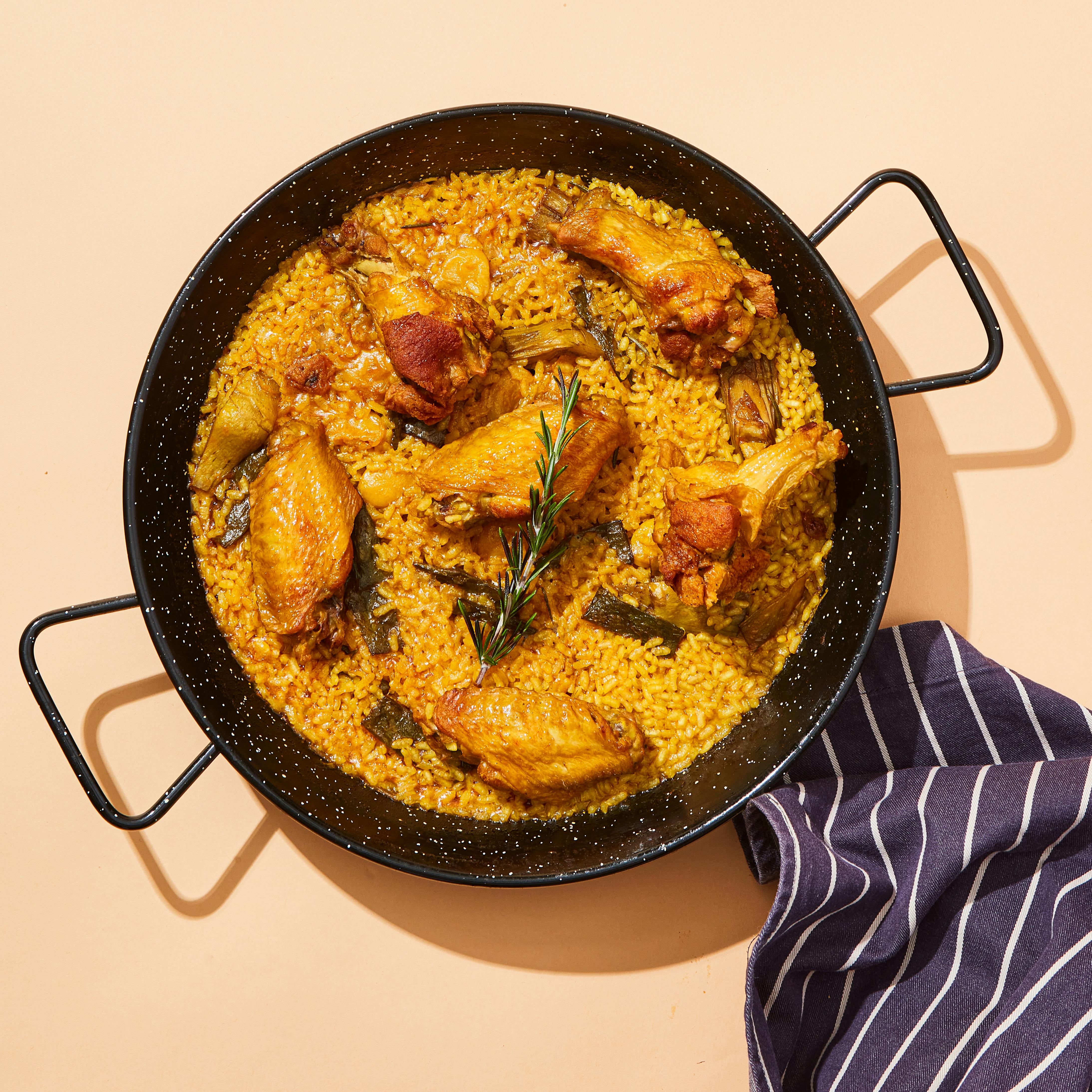 Chicken Paella Valenciana for 2-3 by Chef José Andrés