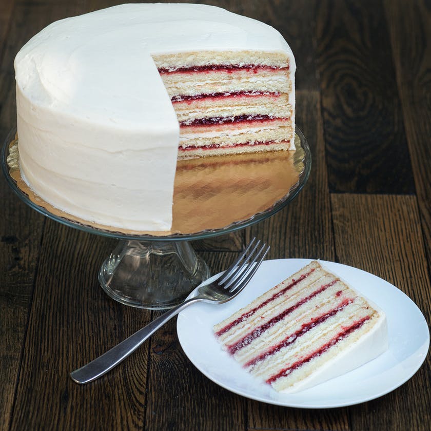 Strawberry Cream Smith Island Cake by Smith Island Baking Company