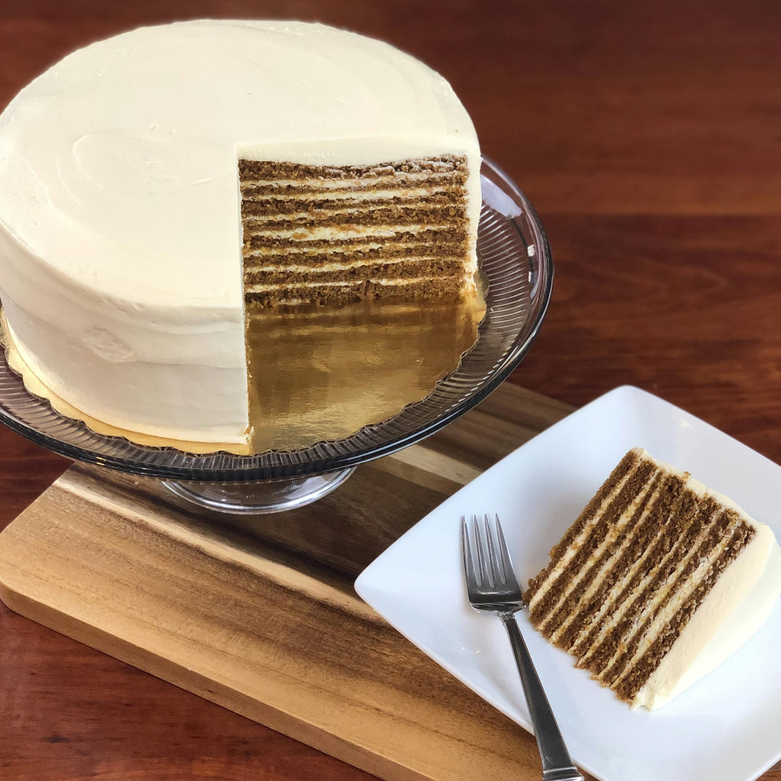 Pumpkin Spice Smith Island Cake by Smith Island Baking Company