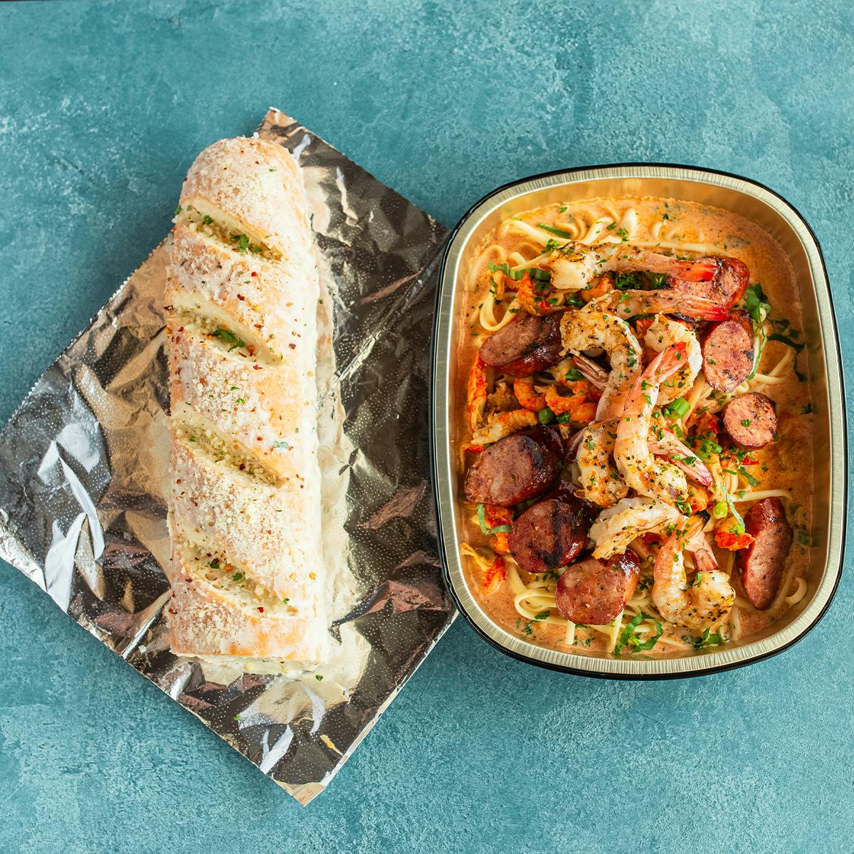 Pasta Mardi Gras for 2-3 by Pappadeaux Seafood Kitchen - Alternate image 3