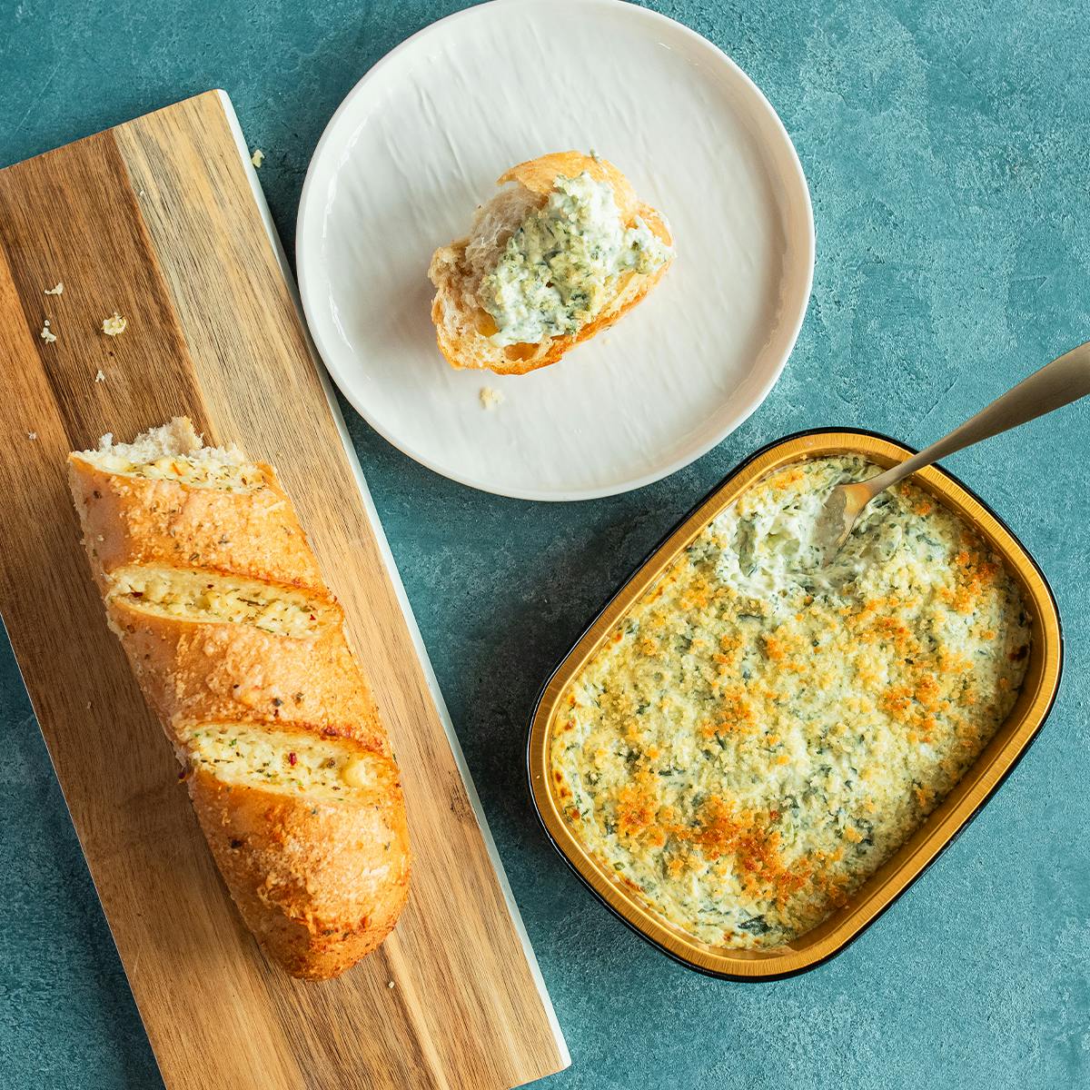 Spinach Dip + Garlic Bread for 2-3 by Pappadeaux Seafood Kitchen - Alternate image 3