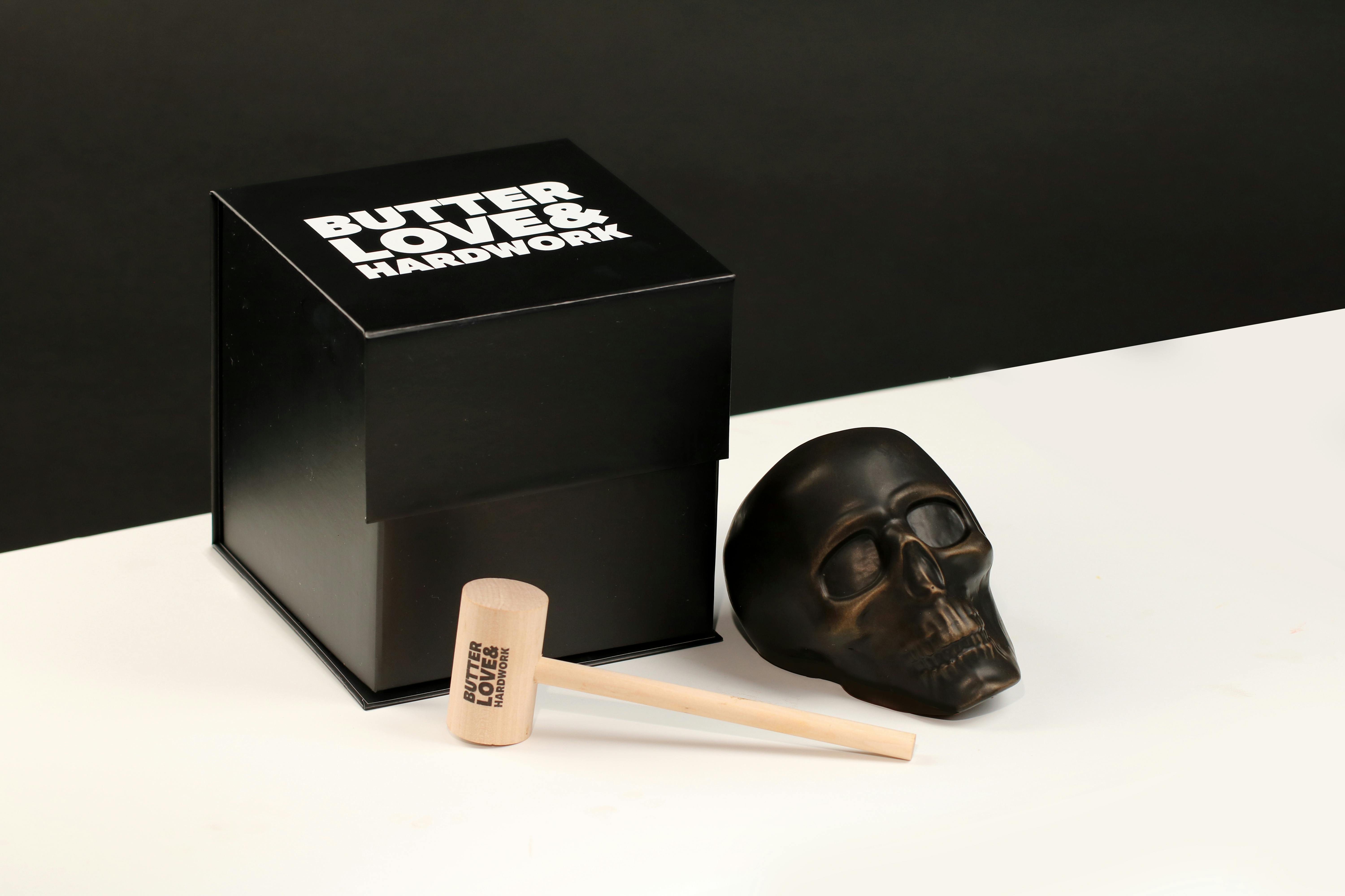 Breakable Chocolate Skull Gift Box by BUTTERLOVEANDHARDWORK
