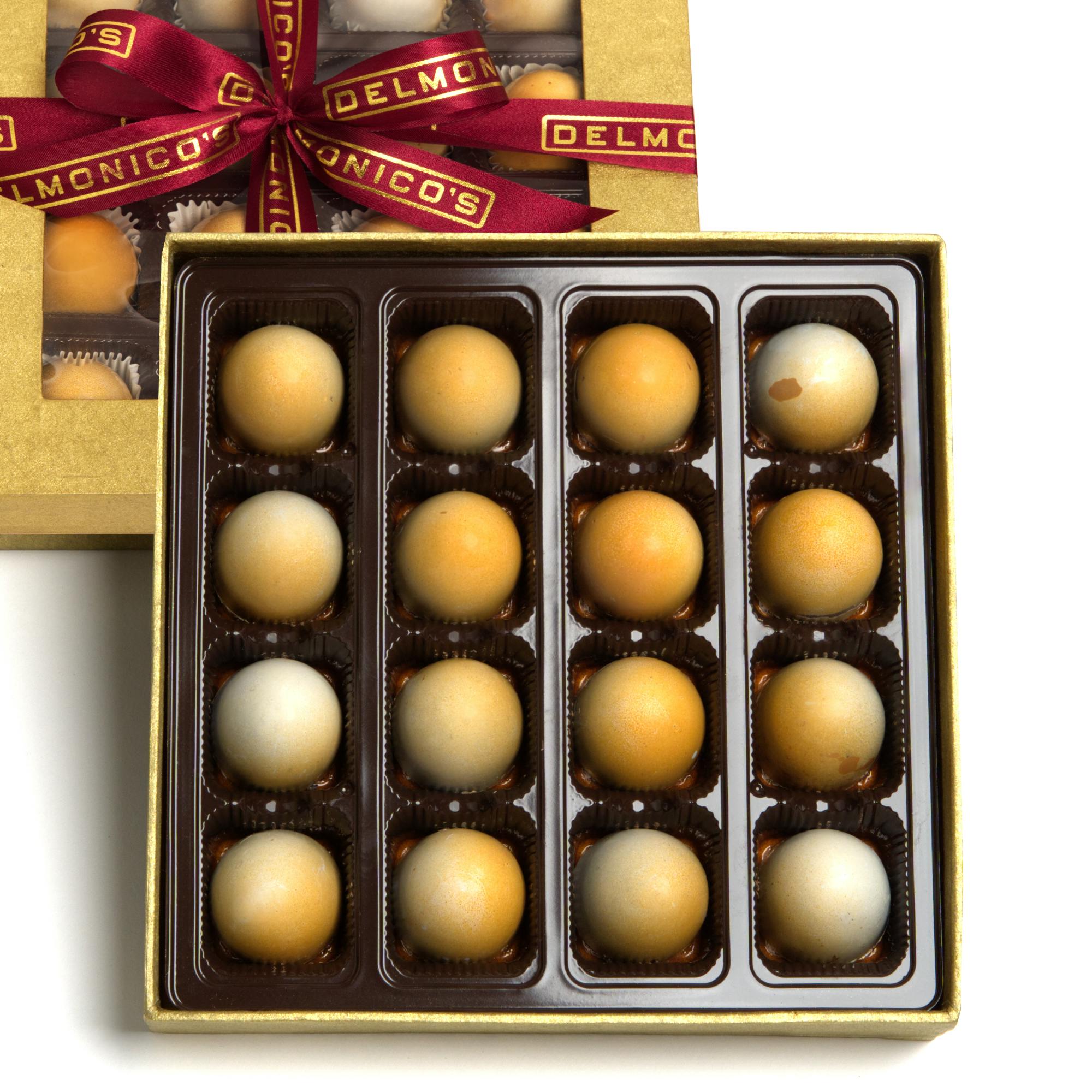 Delmonico's Baked Alaska Dessert Truffles by Knipschildt Chocolatier