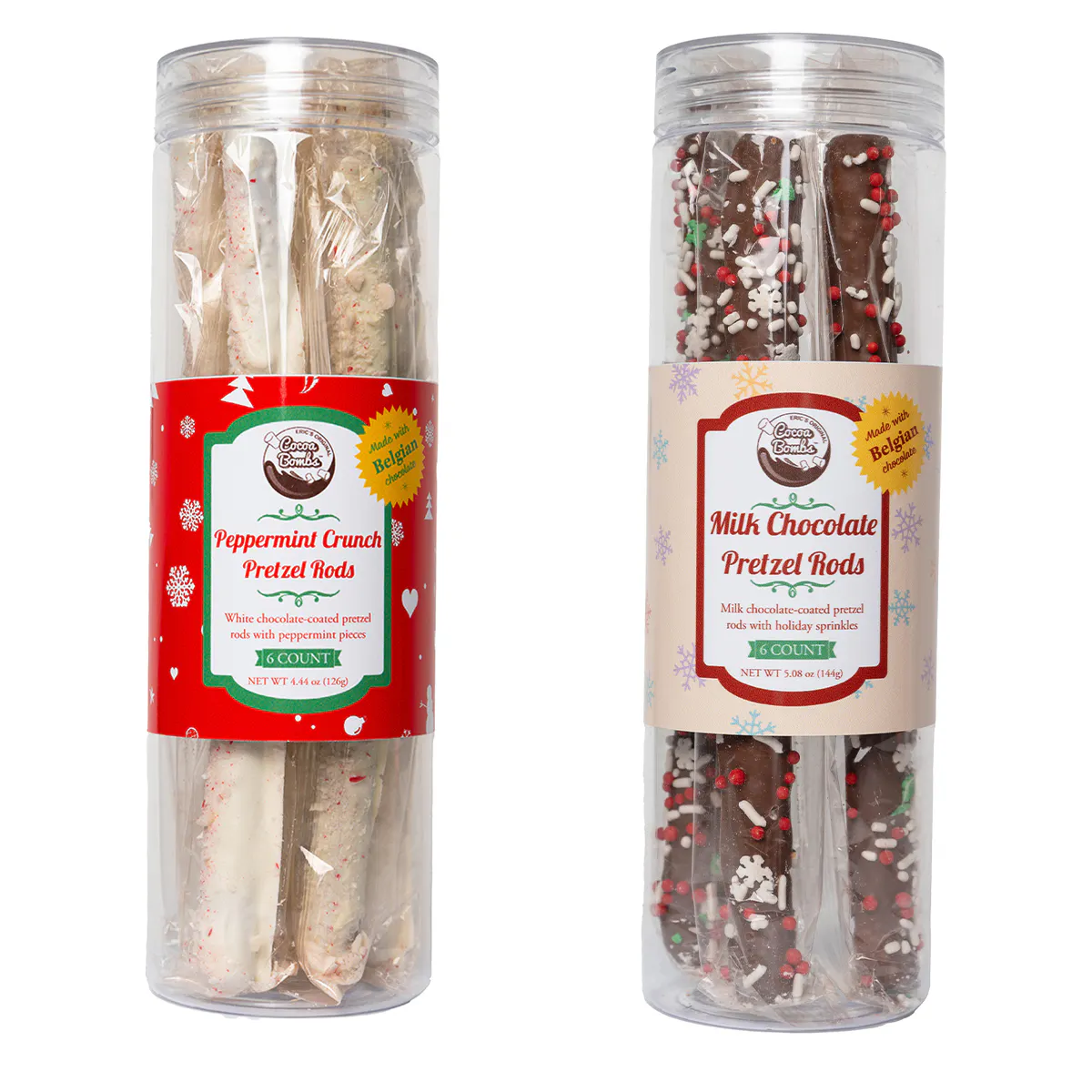 Chocolate Pretzel Rods - 12 Pack by Cocoa Bombs™