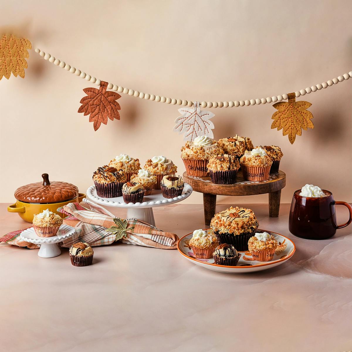 Thanksgiving Cupcakes - 12 Pack by Crumbs Bakeshop - Alternate image 1