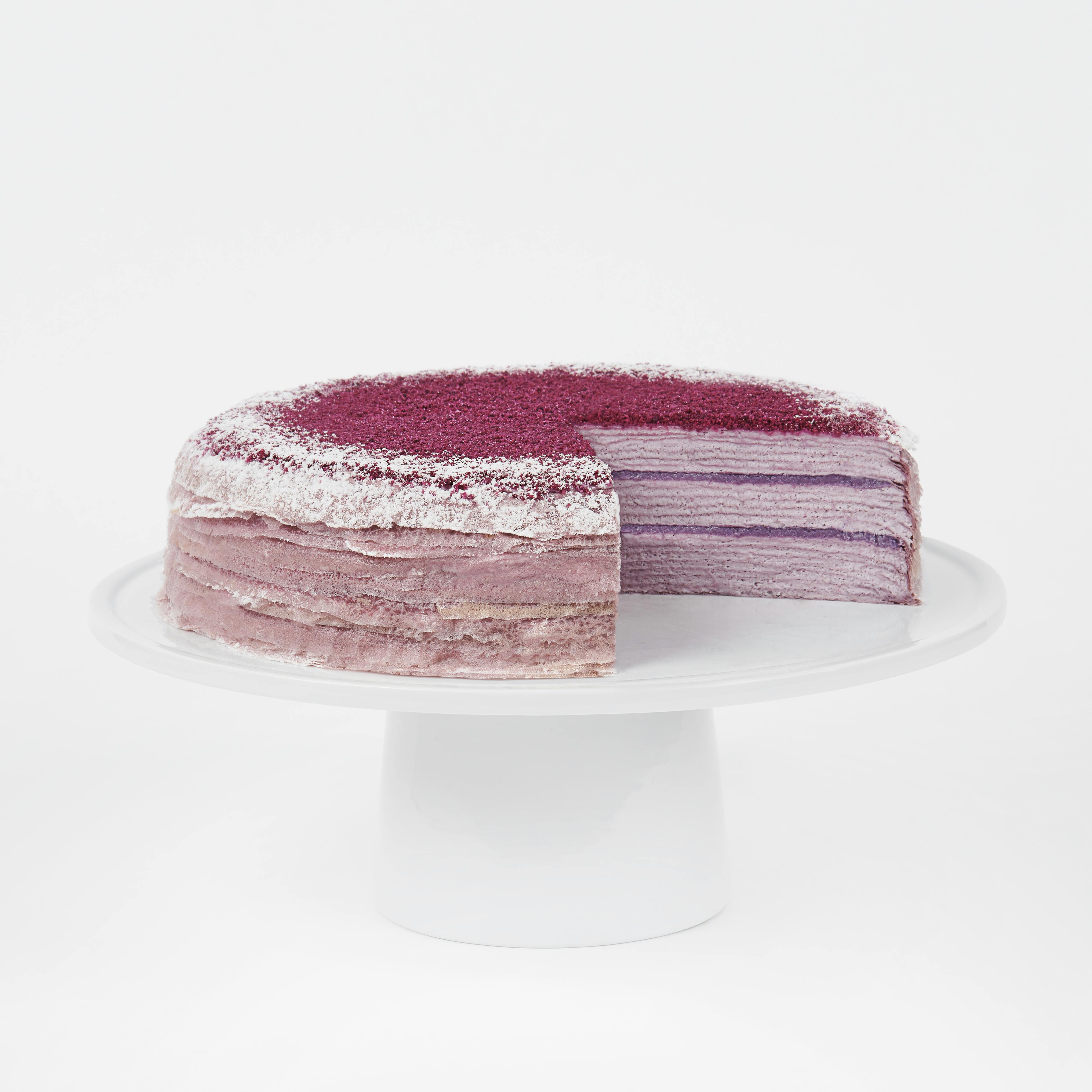 Purple Yam "Ube" Mille Crêpes Cake by Lady M Confections