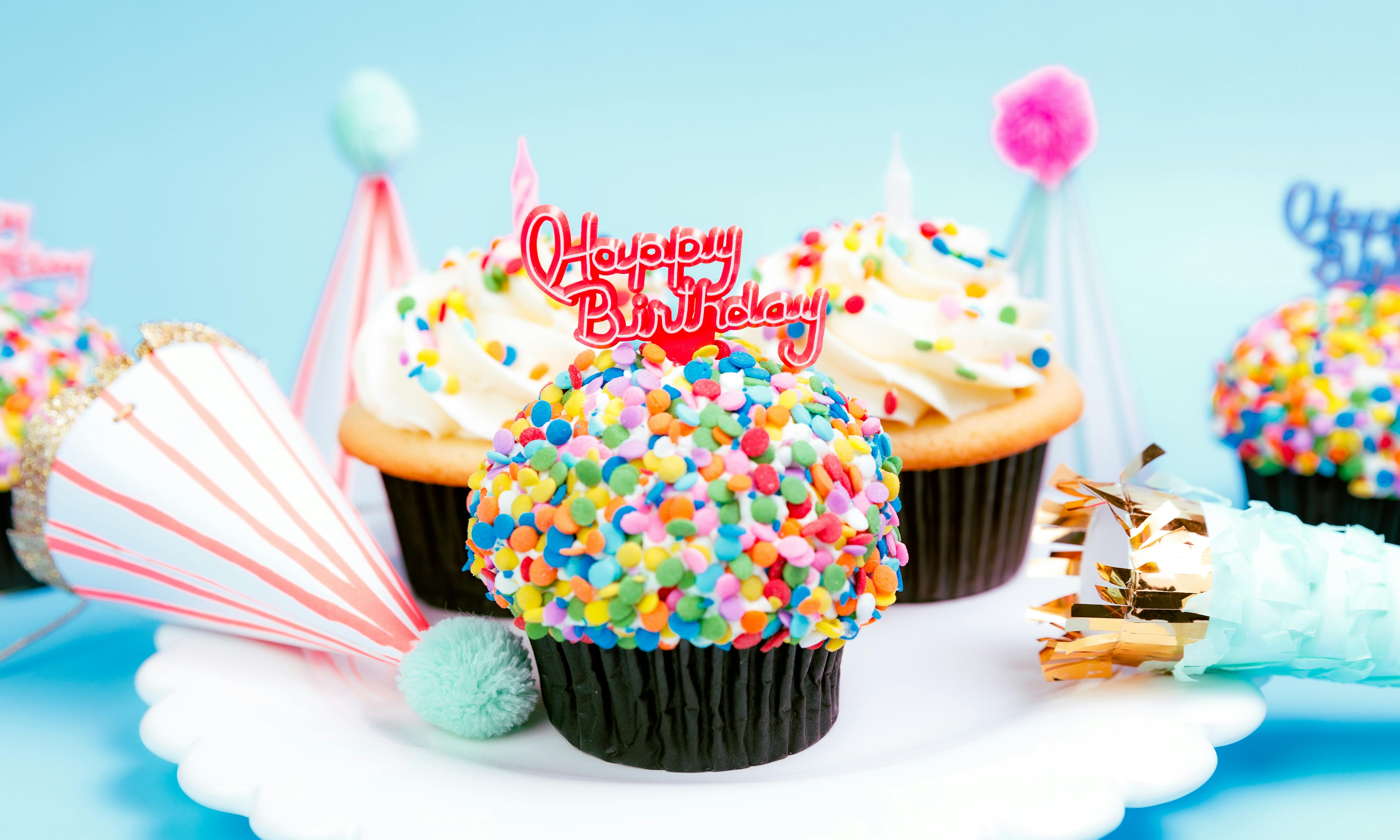 Birthday Cupcakes 12 Pack by Trophy Cupcakes Goldbelly