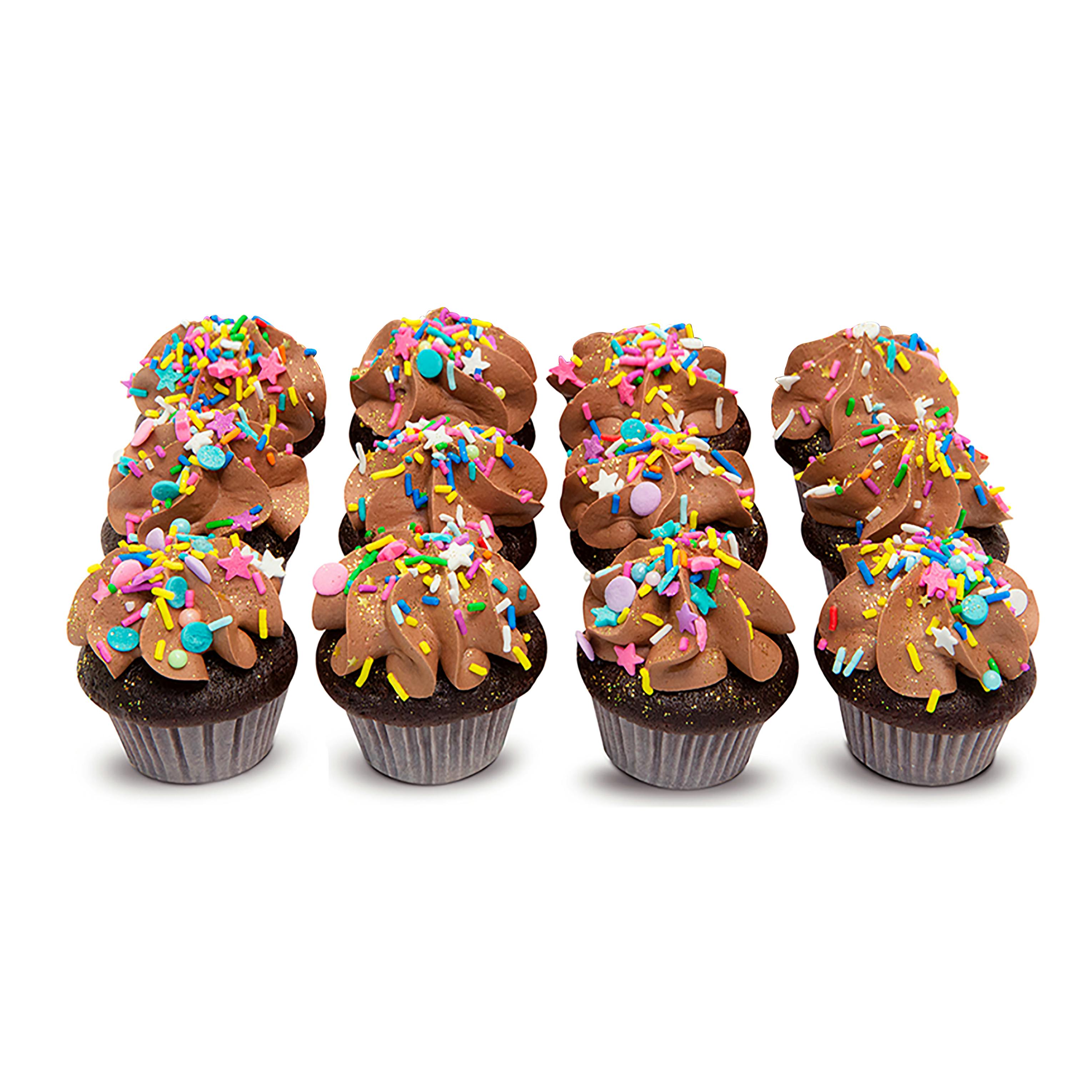 Vegan Chocolate Mini Cupcakes - 12 Pack by Trophy Cupcakes - Alternate image 1