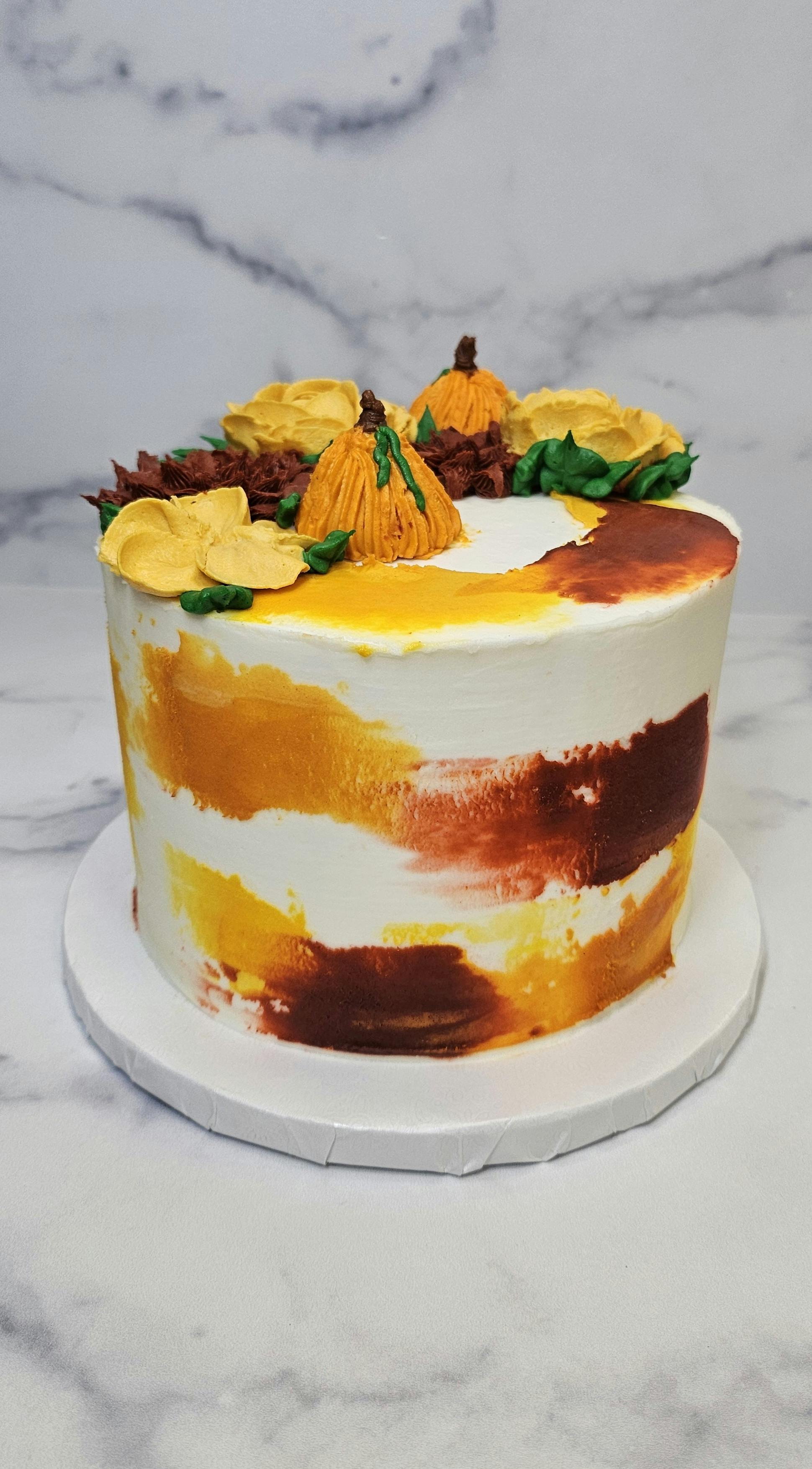 "Fall Feels" Vanilla Cake by Misha's Cupcakes