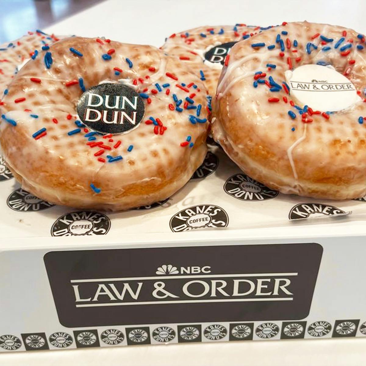 Law & Order "Dun Dun-uts" Honey-Dipped Donut - 4 Pack by Kane's Donuts