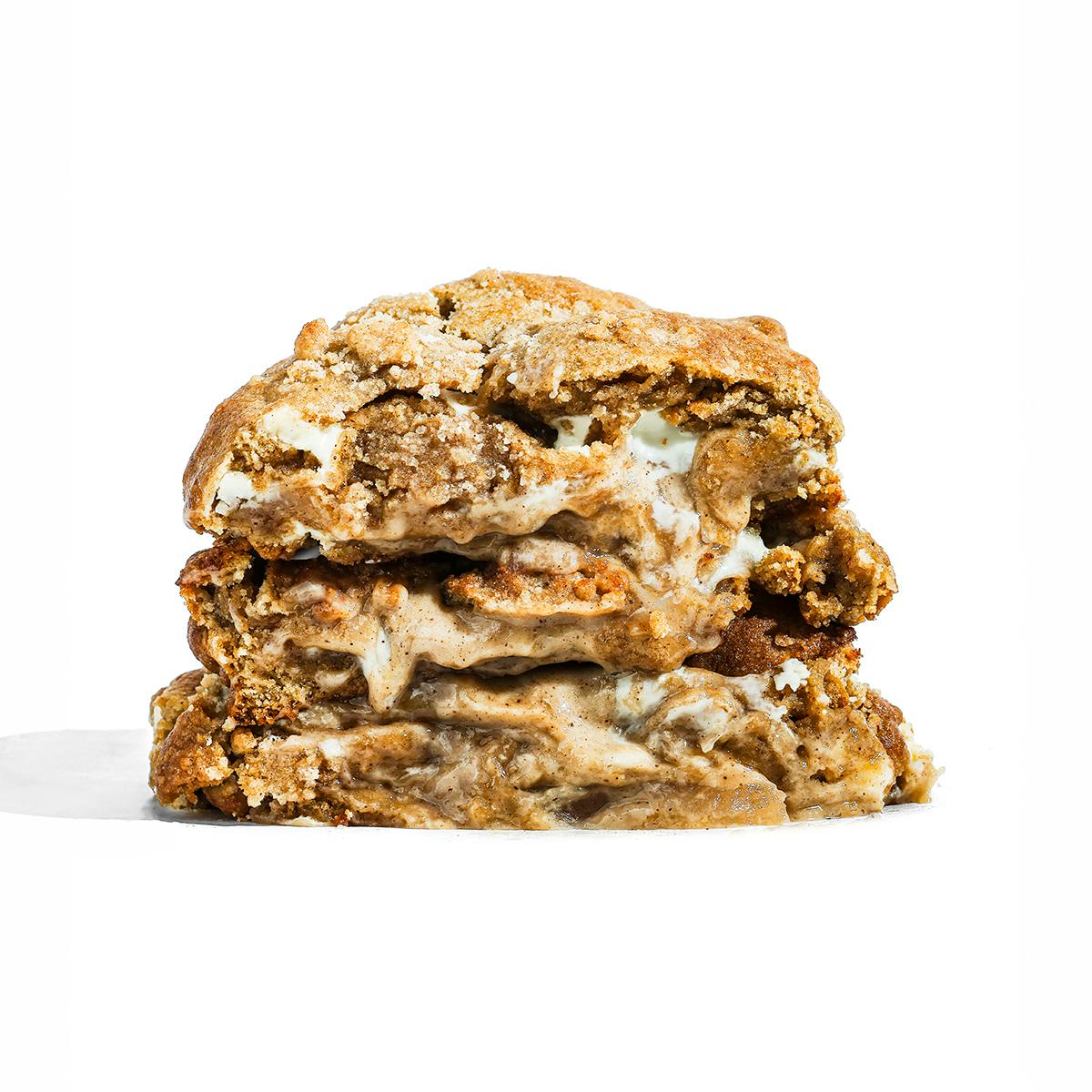 Apple Pie Jumbo Cookies by Gooey on the Inside