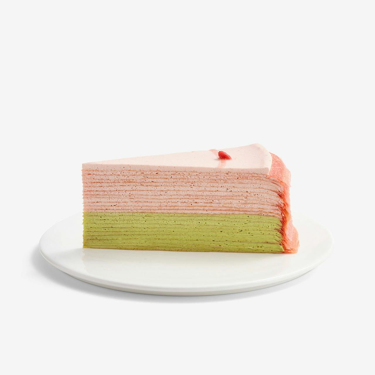 Strawberry Matcha Mille Crêpes Cake by Lady M Confections - Alternate image 3