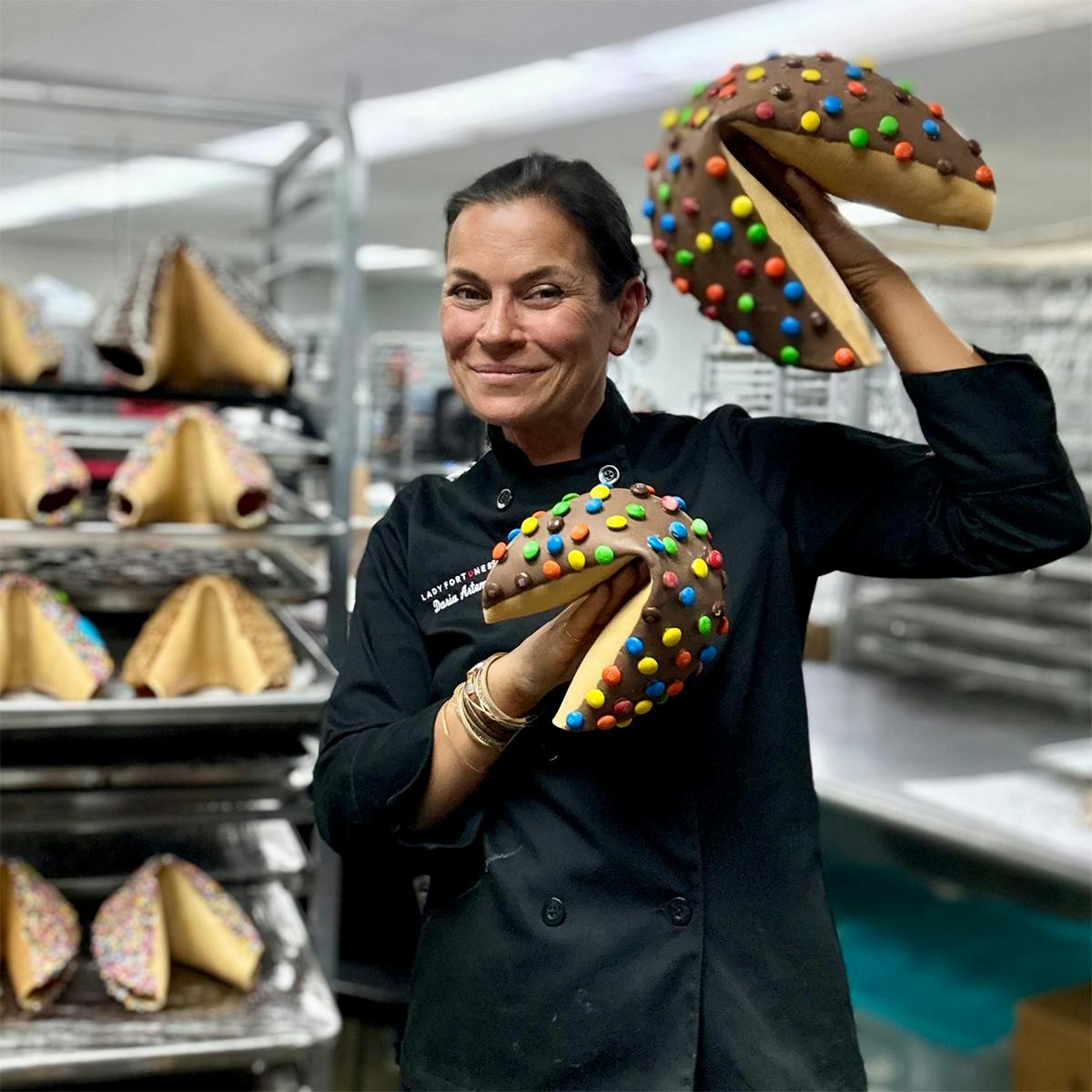 JUMBO Oreo® Cookies & Cream Fortune Cookie by Lady Fortunes - Alternate image 1