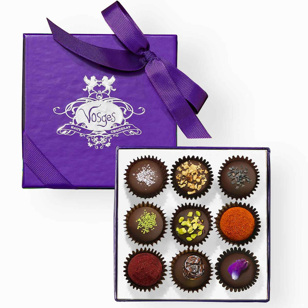 Dark Chocolate Truffle Collection - 9 Pieces by Vosges Haut-Chocolat