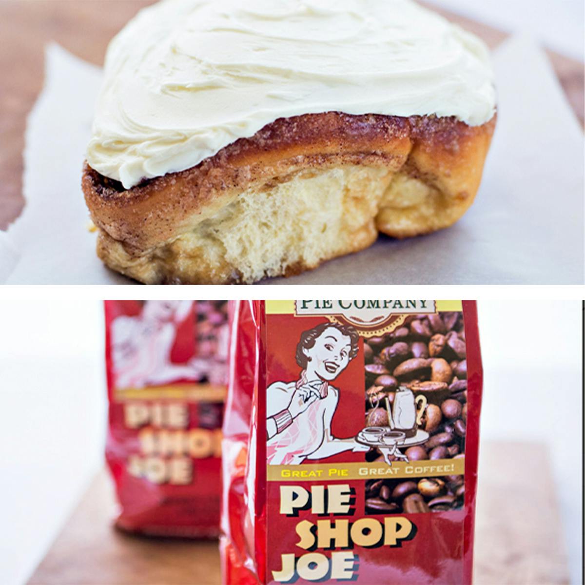 Cinnamon Roll + Cherry Coffee Bundle by Grand Traverse Pie Company