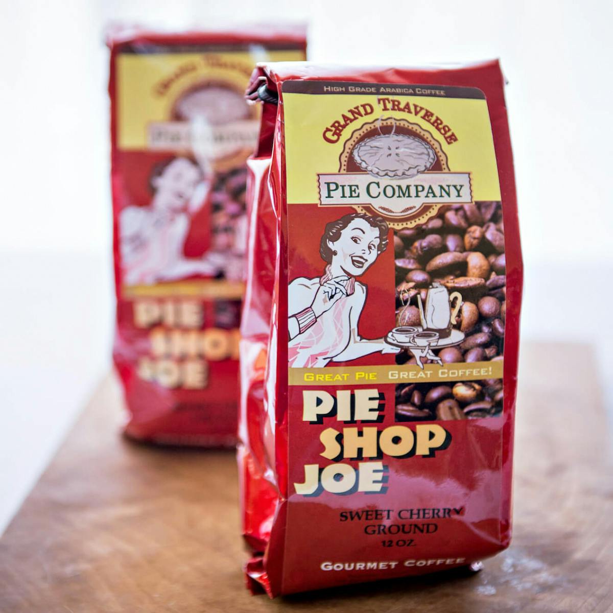 Cinnamon Roll + Cherry Coffee Bundle by Grand Traverse Pie Company - Alternate image 2