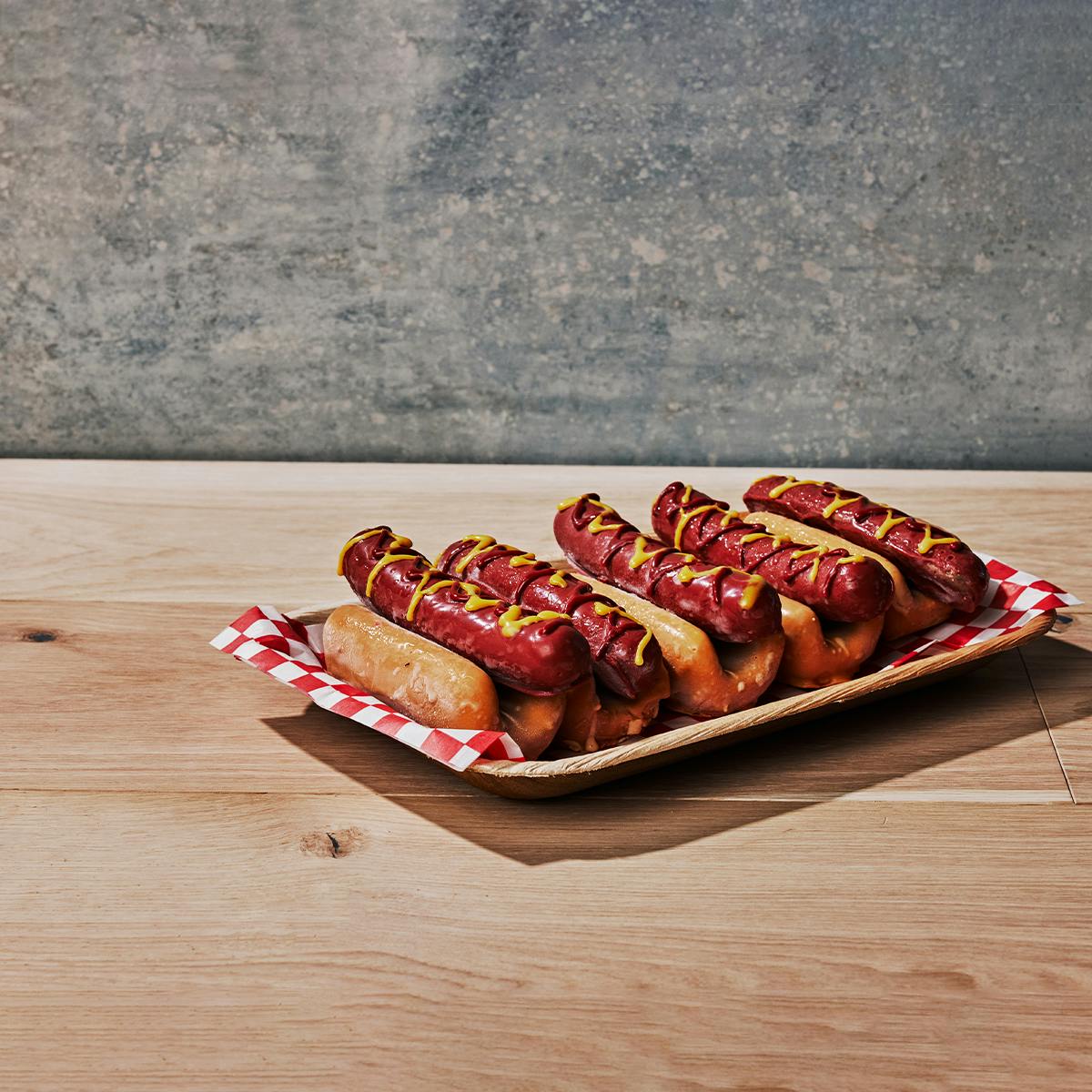 "Hot Dog Party" Ice Cream Treats - 5 Pack by Life Raft Treats - Alternate image 1