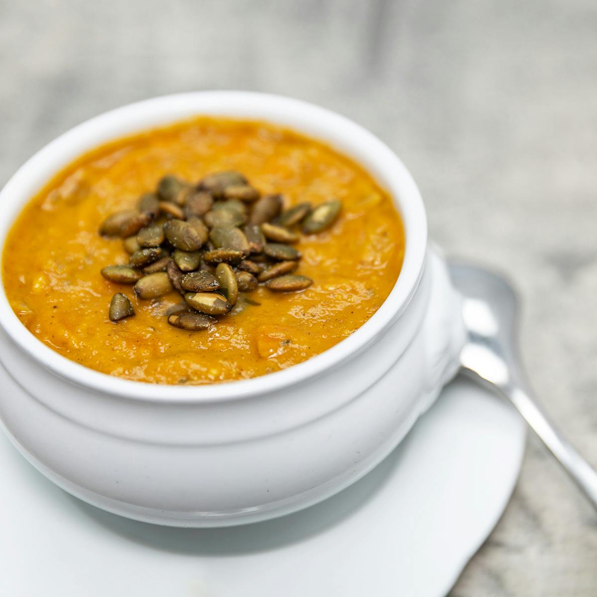 Pumpkin Spice Chowder for 4 by Chef Adrianne Calvo - Alternate image 1