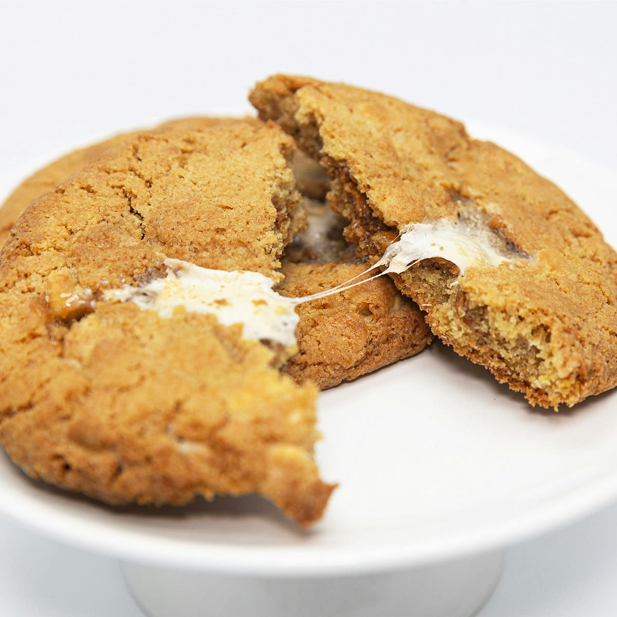 Giant White Chocolate S'mores Cookie - 4 Pack by Chef Adrianne Calvo - Alternate image 1