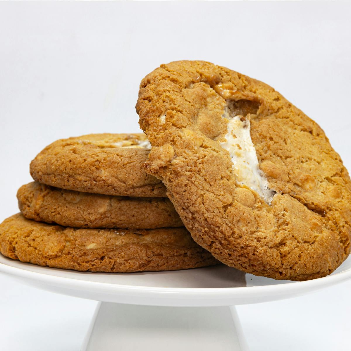 Giant White Chocolate S'mores Cookie - 4 Pack by Chef Adrianne Calvo